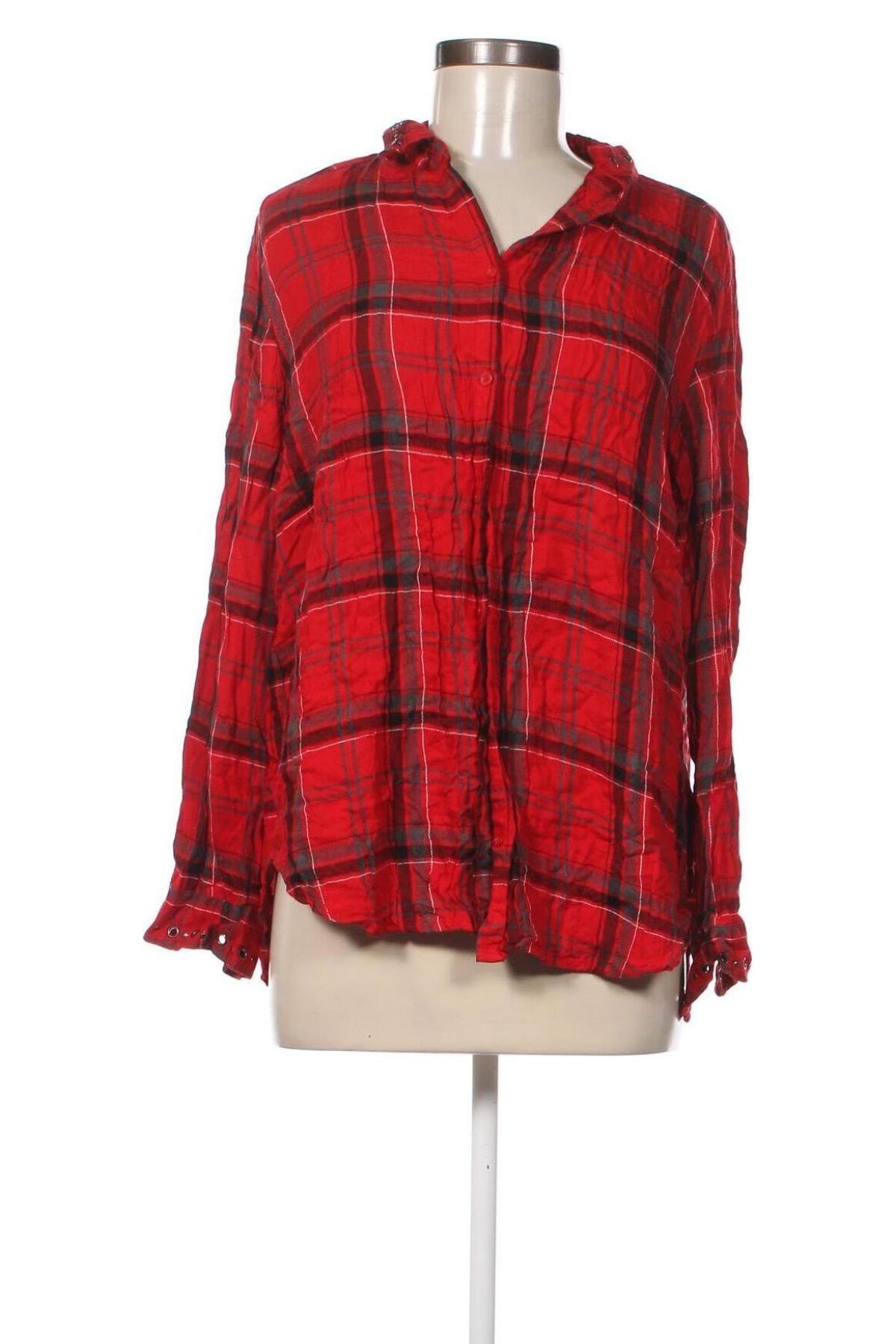 Γυναικείο πουκάμισο Janina, Μέγεθος L, Χρώμα Πολύχρωμο, Τιμή 3,25 €