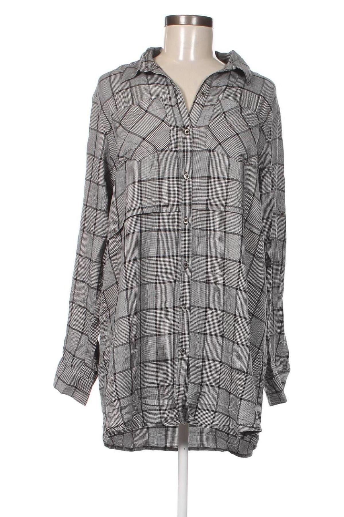 Γυναικείο πουκάμισο Liberty, Μέγεθος XL, Χρώμα Γκρί, Τιμή 12,38 €