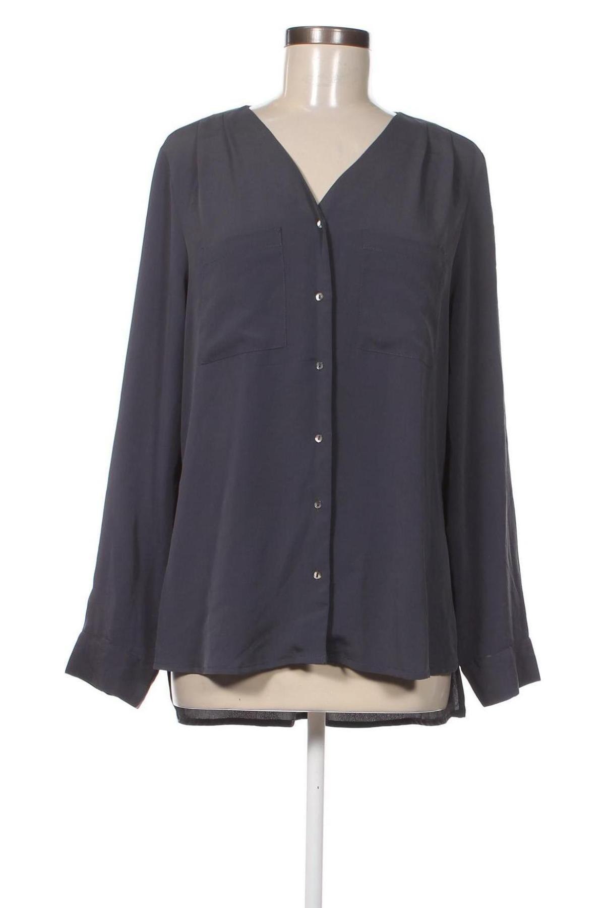 Γυναικείο πουκάμισο Livre, Μέγεθος L, Χρώμα Γκρί, Τιμή 6,34 €