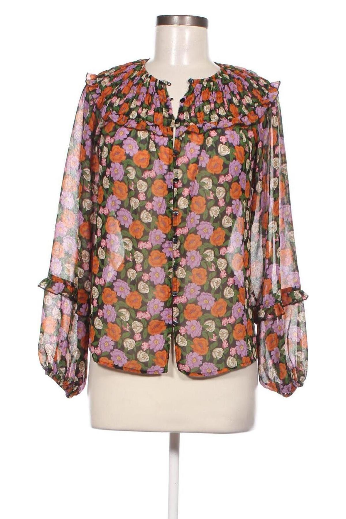 Γυναικείο πουκάμισο Mango, Μέγεθος XS, Χρώμα Πολύχρωμο, Τιμή 5,85 €