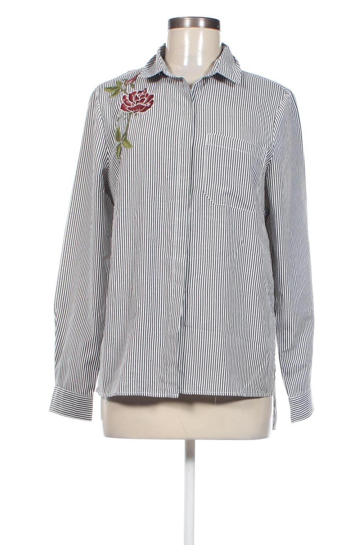 Γυναικείο πουκάμισο New Look, Μέγεθος M, Χρώμα Γκρί, Τιμή 4,17 €