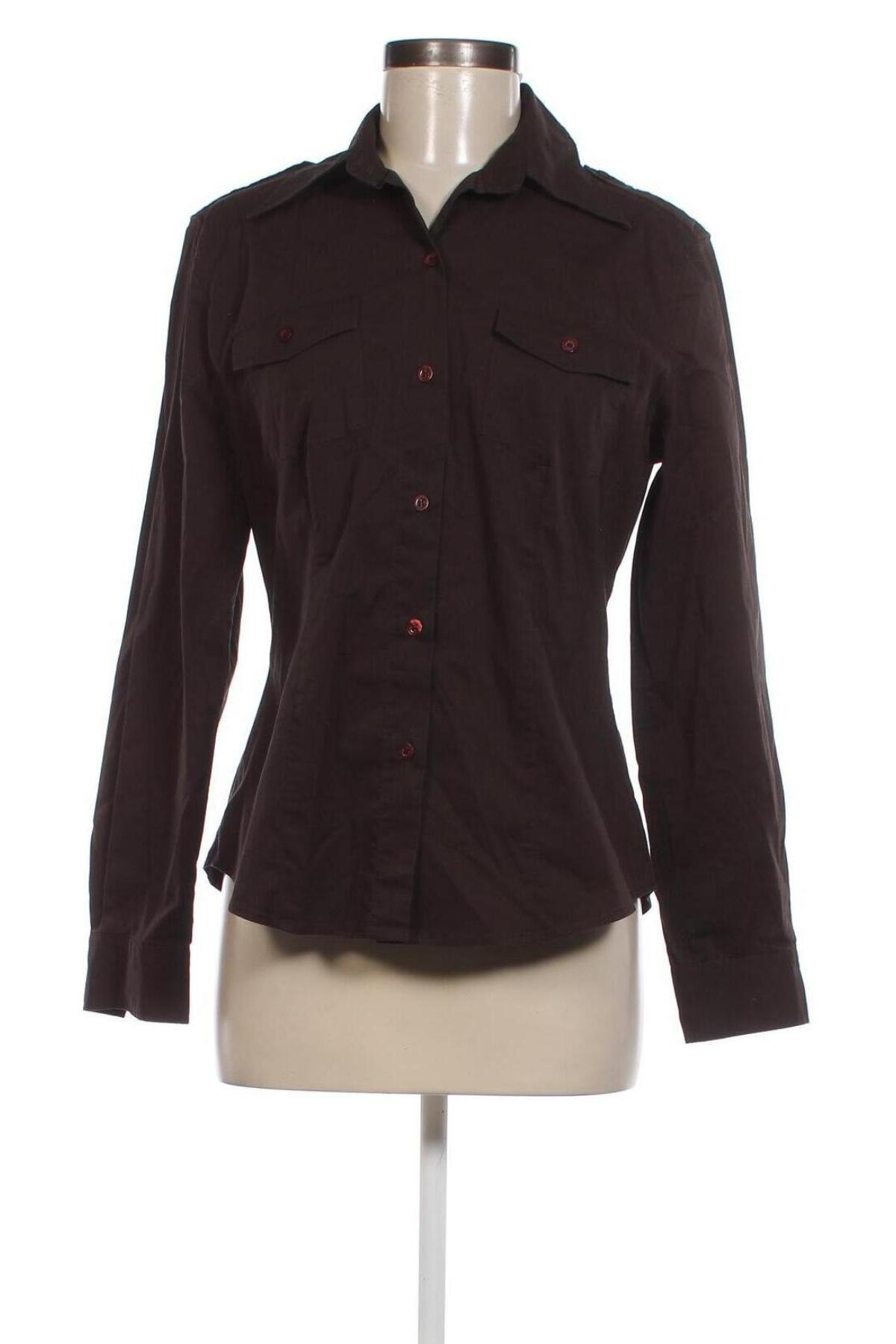 Γυναικείο πουκάμισο New York & Company, Μέγεθος M, Χρώμα Καφέ, Τιμή 28,87 €