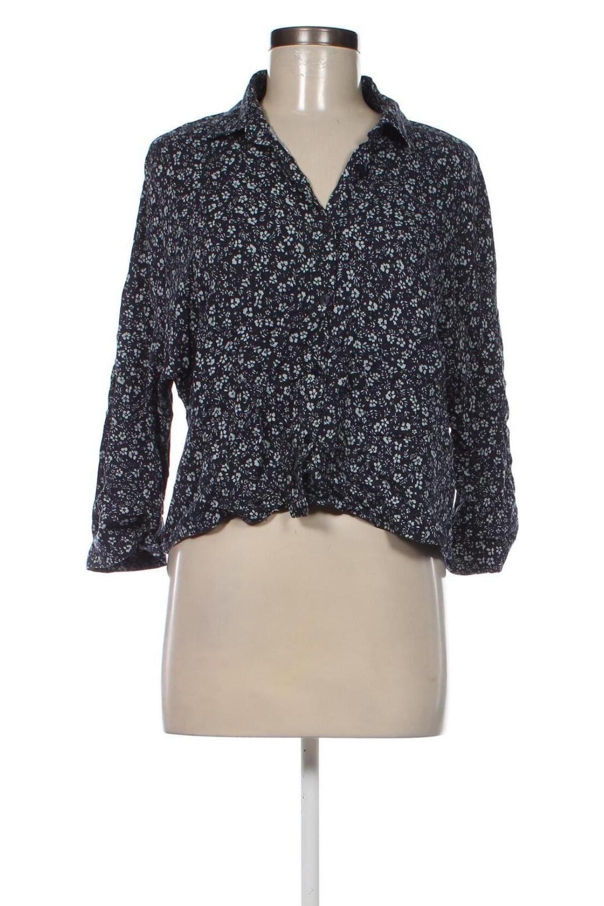 Γυναικείο πουκάμισο Pull&Bear, Μέγεθος S, Χρώμα Μπλέ, Τιμή 2,30 €