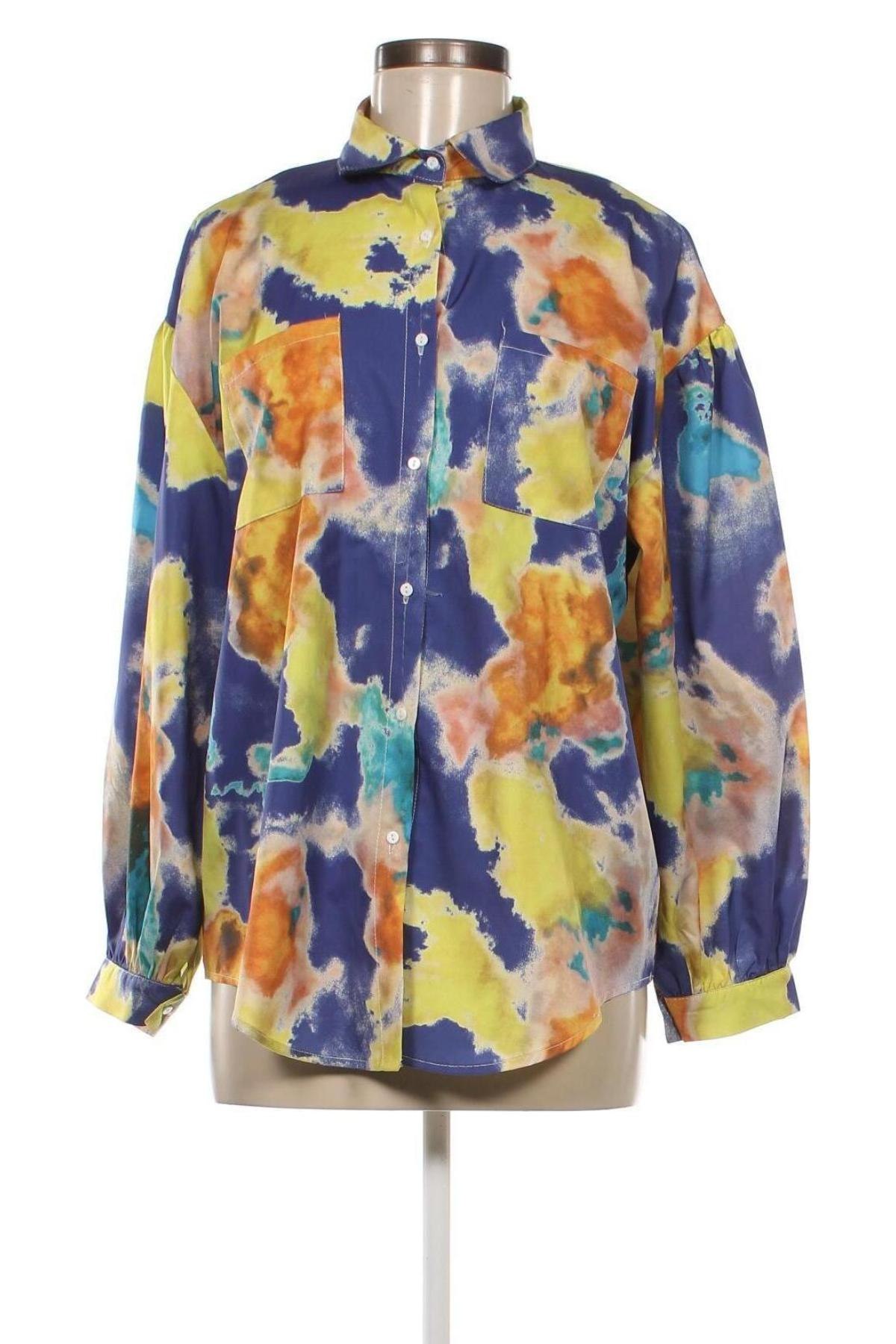 Γυναικείο πουκάμισο SHEIN, Μέγεθος M, Χρώμα Πολύχρωμο, Τιμή 10,18 €