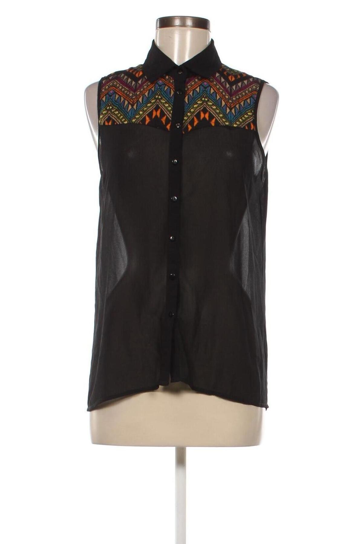 Γυναικείο πουκάμισο Santa Barbara, Μέγεθος M, Χρώμα Μαύρο, Τιμή 3,06 €