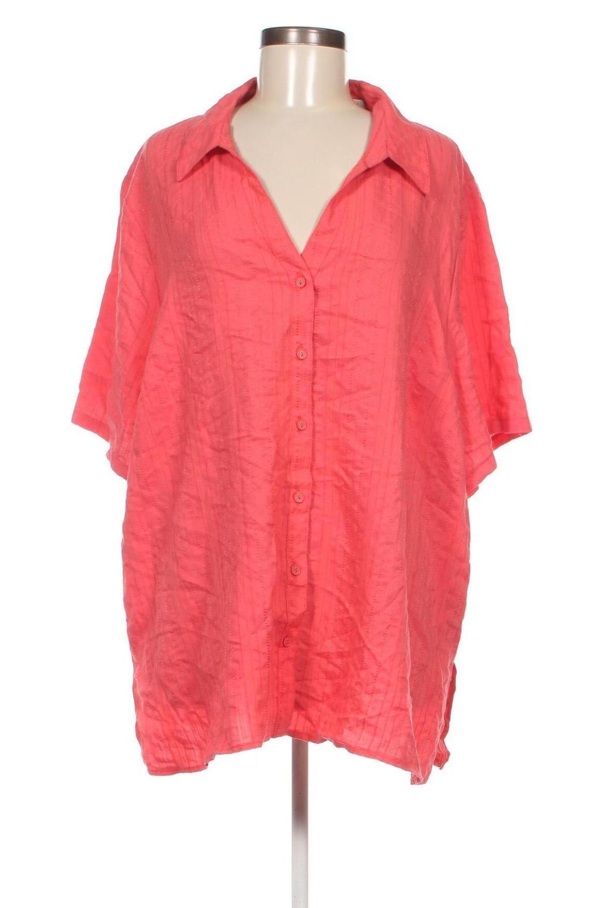Γυναικείο πουκάμισο Target, Μέγεθος 3XL, Χρώμα Ρόζ , Τιμή 15,46 €