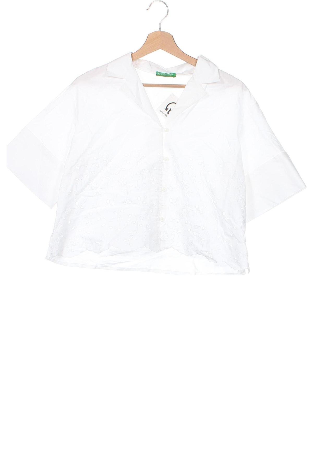 Damska koszula United Colors Of Benetton, Rozmiar XS, Kolor Biały, Cena 76,77 zł