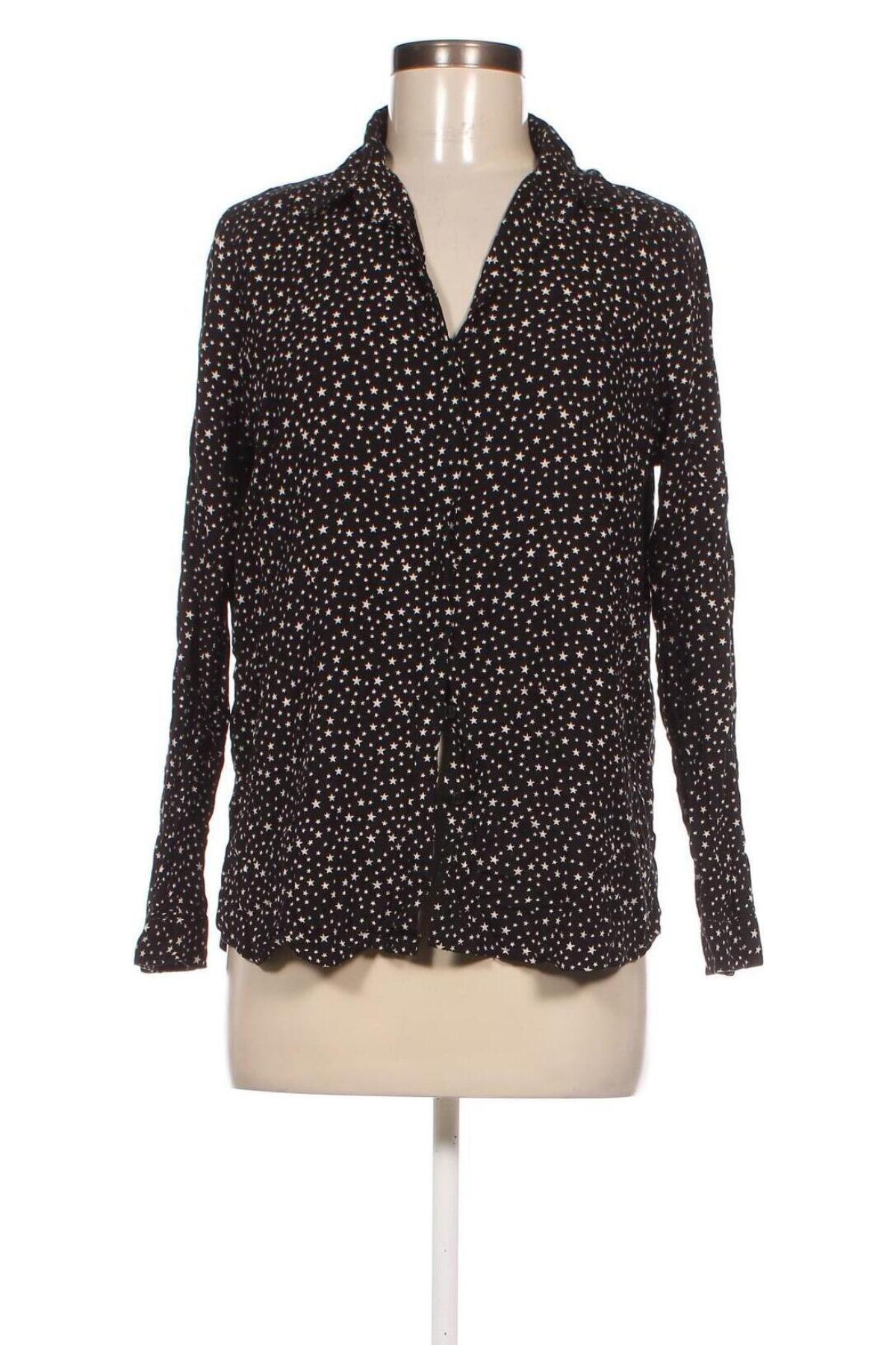 Γυναικείο πουκάμισο Yfl Reserved, Μέγεθος L, Χρώμα Μαύρο, Τιμή 7,42 €