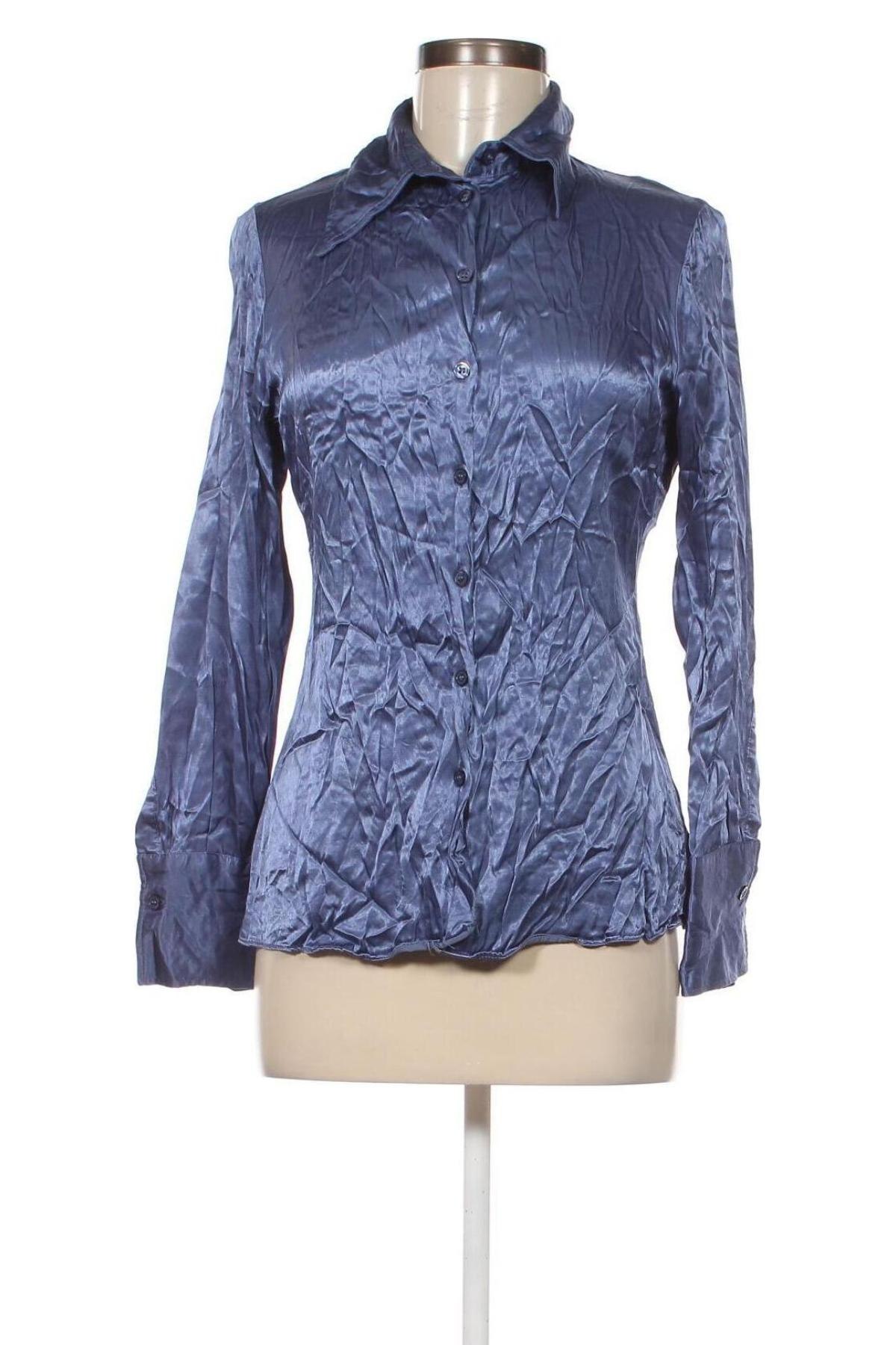 Γυναικείο πουκάμισο Zara, Μέγεθος M, Χρώμα Μπλέ, Τιμή 12,37 €