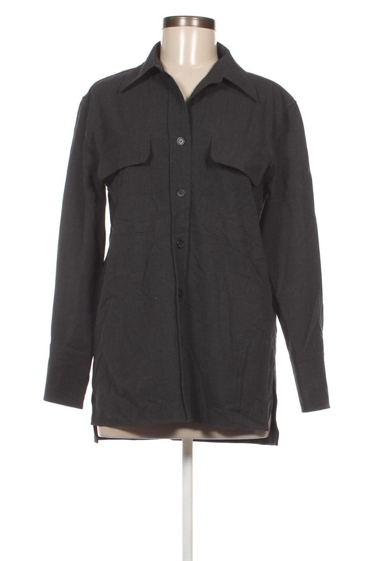 Γυναικείο πουκάμισο Zara, Μέγεθος XS, Χρώμα Γκρί, Τιμή 2,23 €