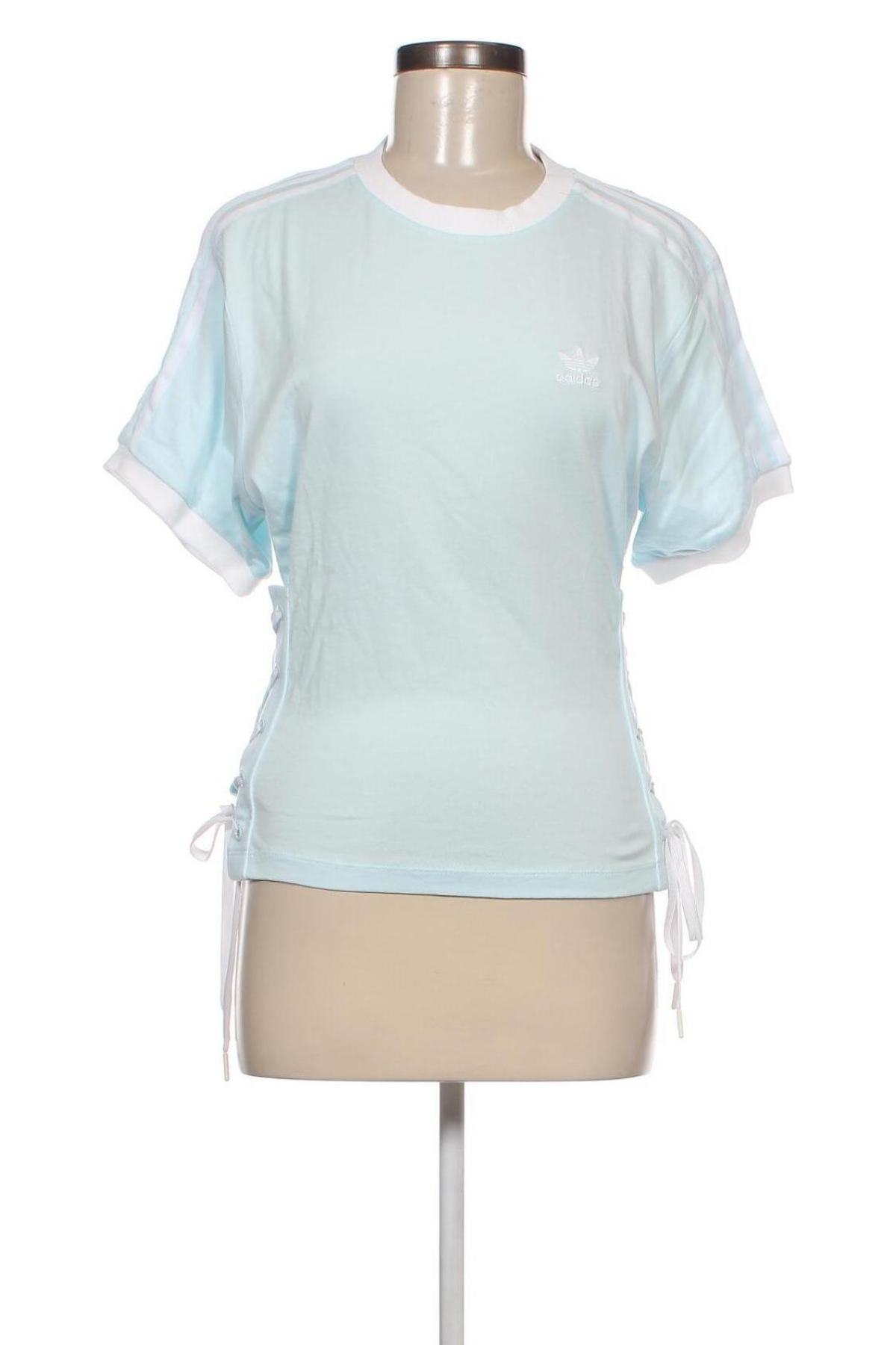 Γυναικείο t-shirt Adidas Originals, Μέγεθος S, Χρώμα Μπλέ, Τιμή 16,15 €