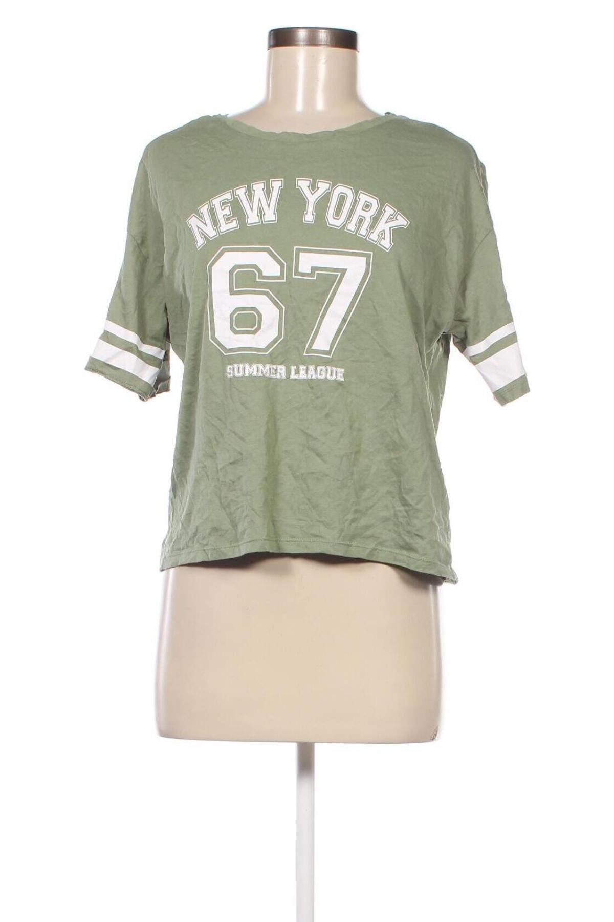 Γυναικείο t-shirt Blind Date, Μέγεθος M, Χρώμα Πράσινο, Τιμή 8,04 €