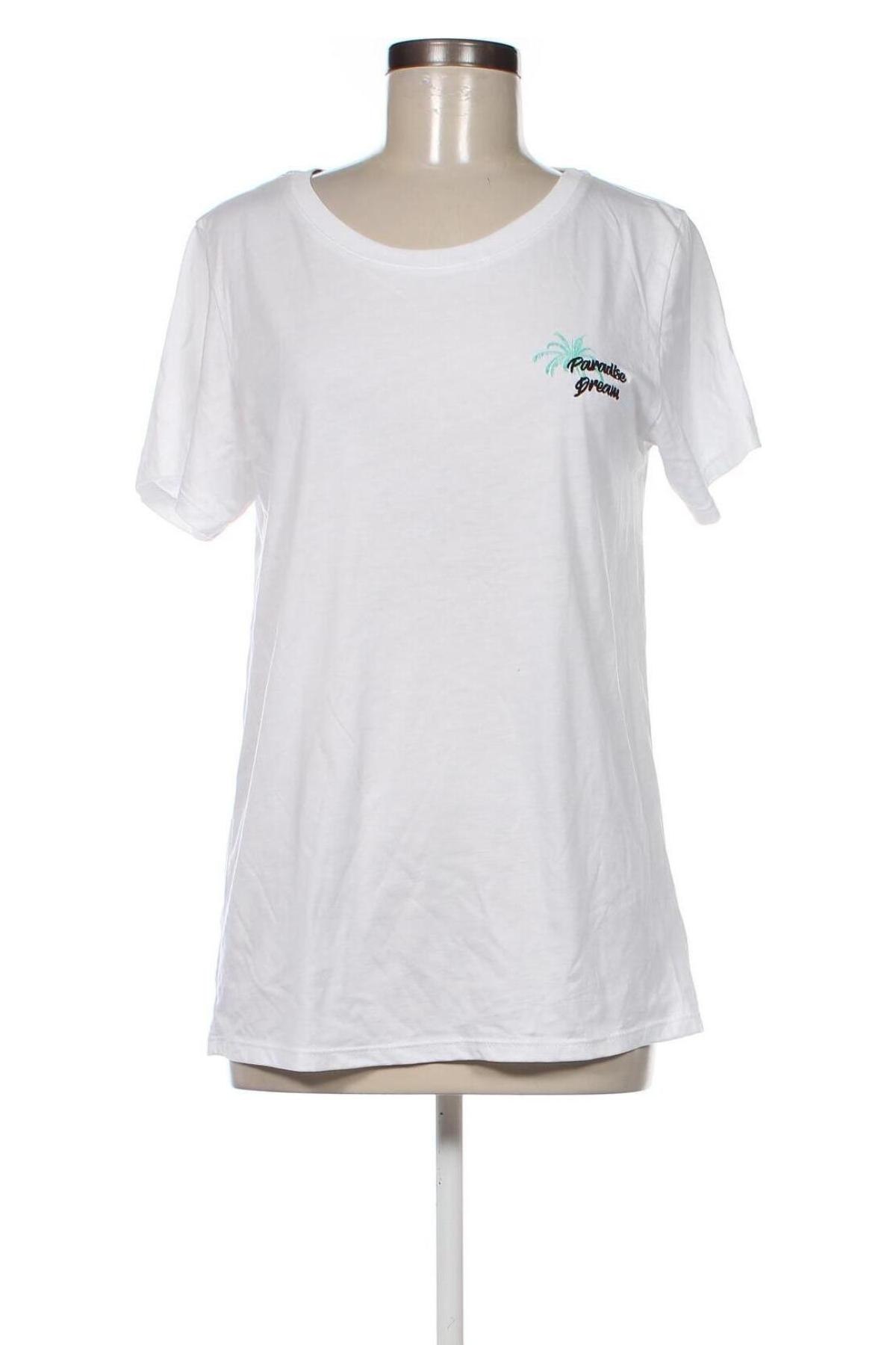 Γυναικείο t-shirt Colourful Rebel, Μέγεθος XL, Χρώμα Λευκό, Τιμή 16,84 €