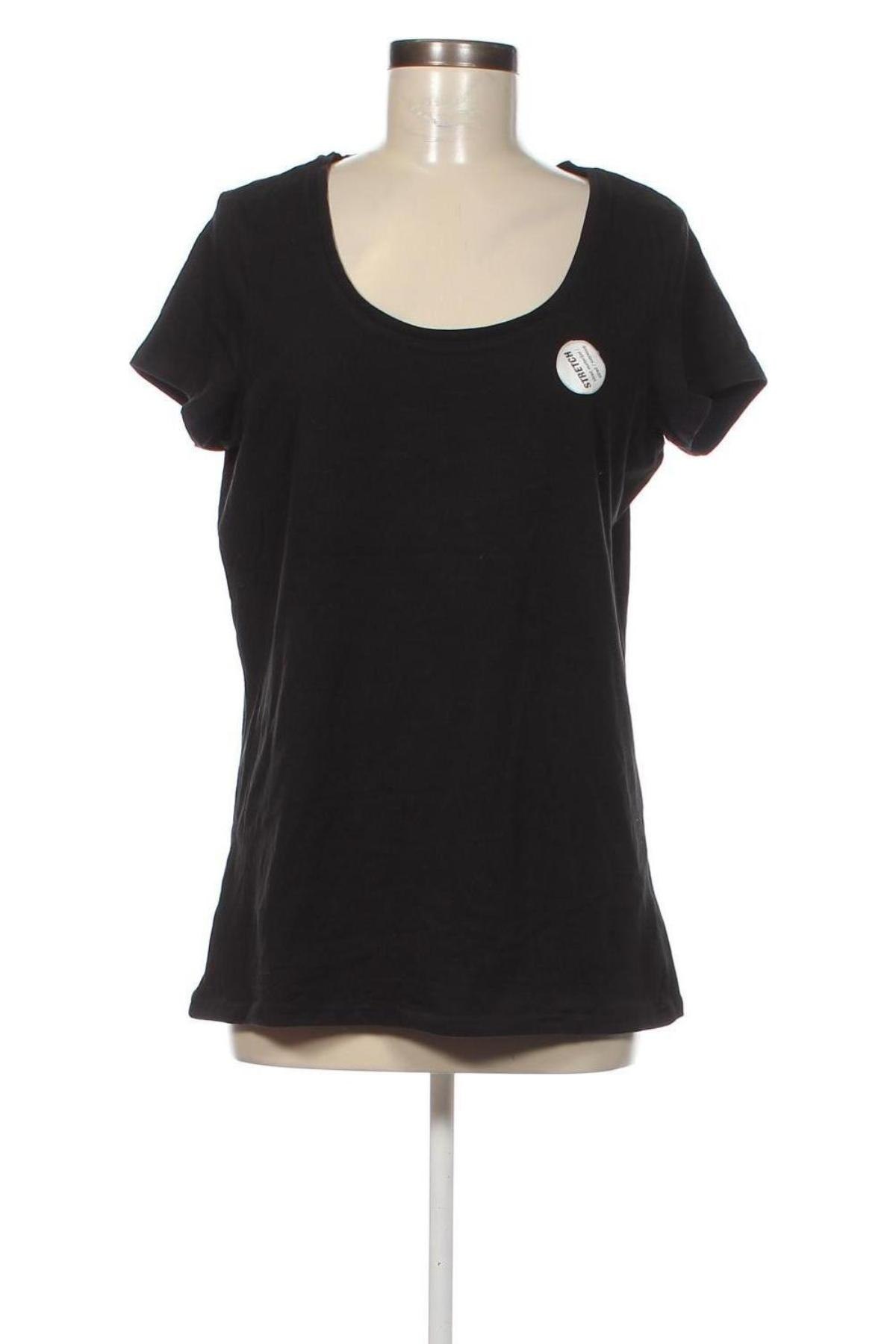 Damen T-Shirt Janina, Größe XL, Farbe Schwarz, Preis 7,31 €