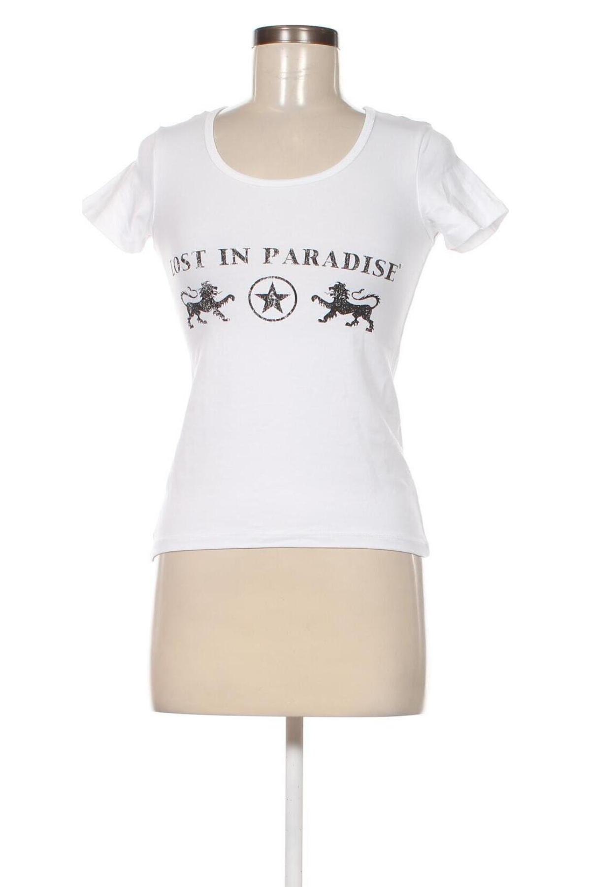 Γυναικείο t-shirt Lost In Paradise, Μέγεθος S, Χρώμα Λευκό, Τιμή 8,66 €