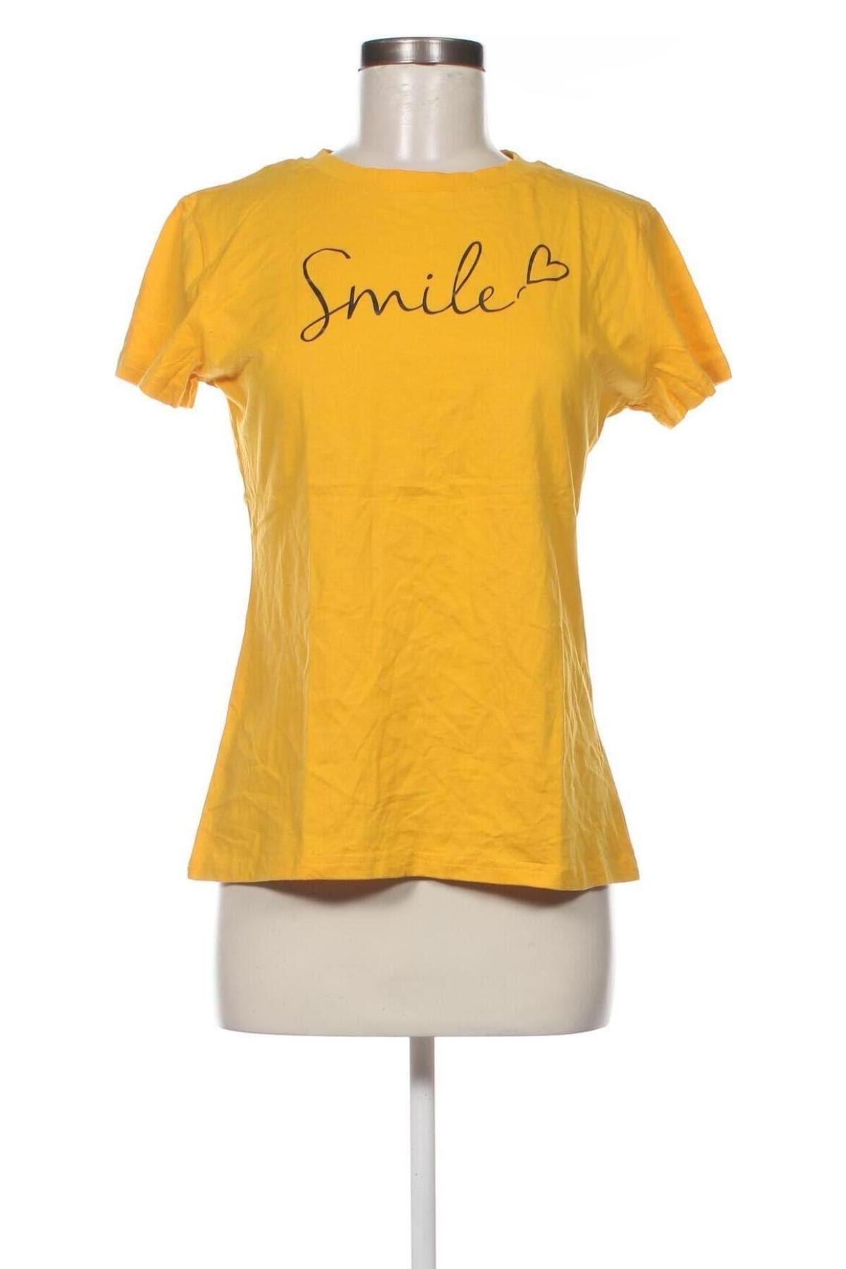 Damen T-Shirt SHEIN, Größe L, Farbe Gelb, Preis 9,05 €