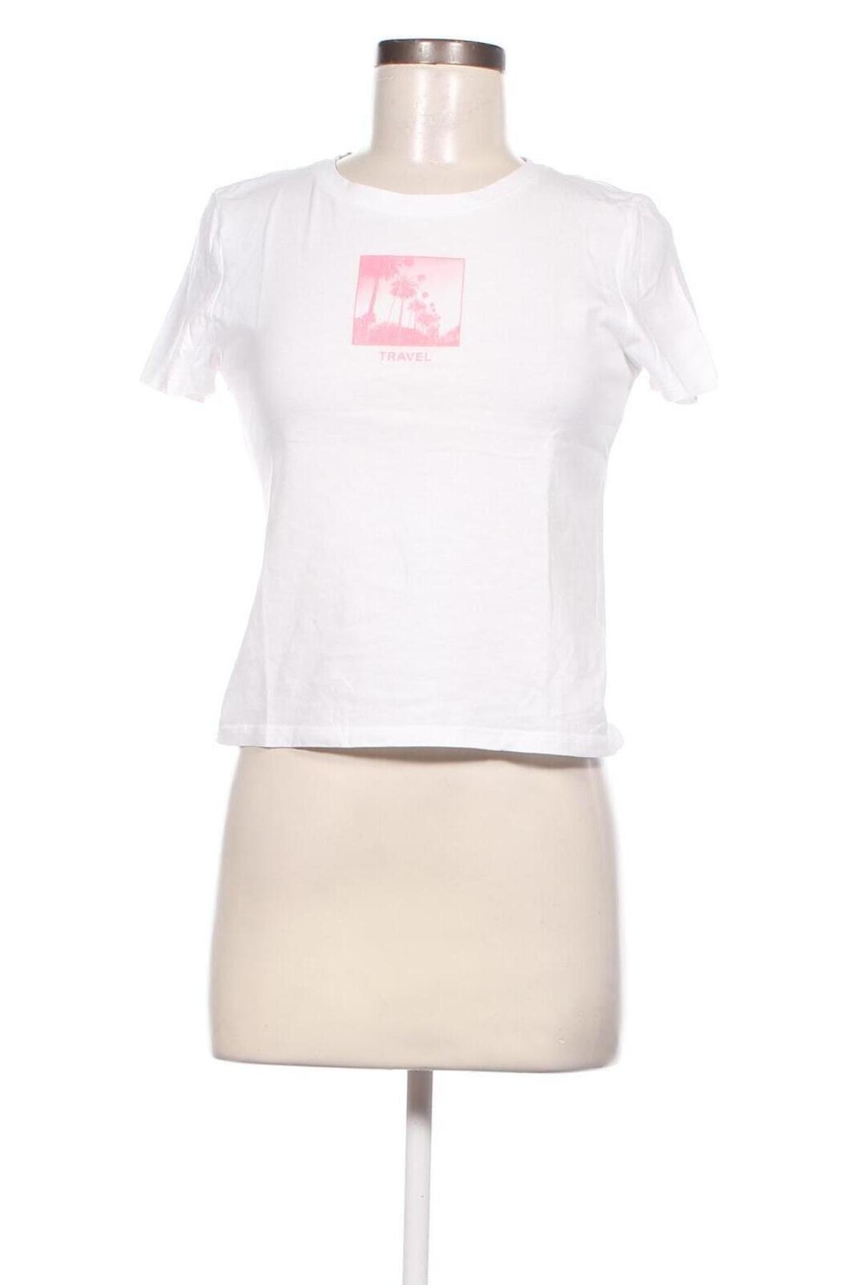 Γυναικείο t-shirt Tally Weijl, Μέγεθος XS, Χρώμα Λευκό, Τιμή 8,04 €