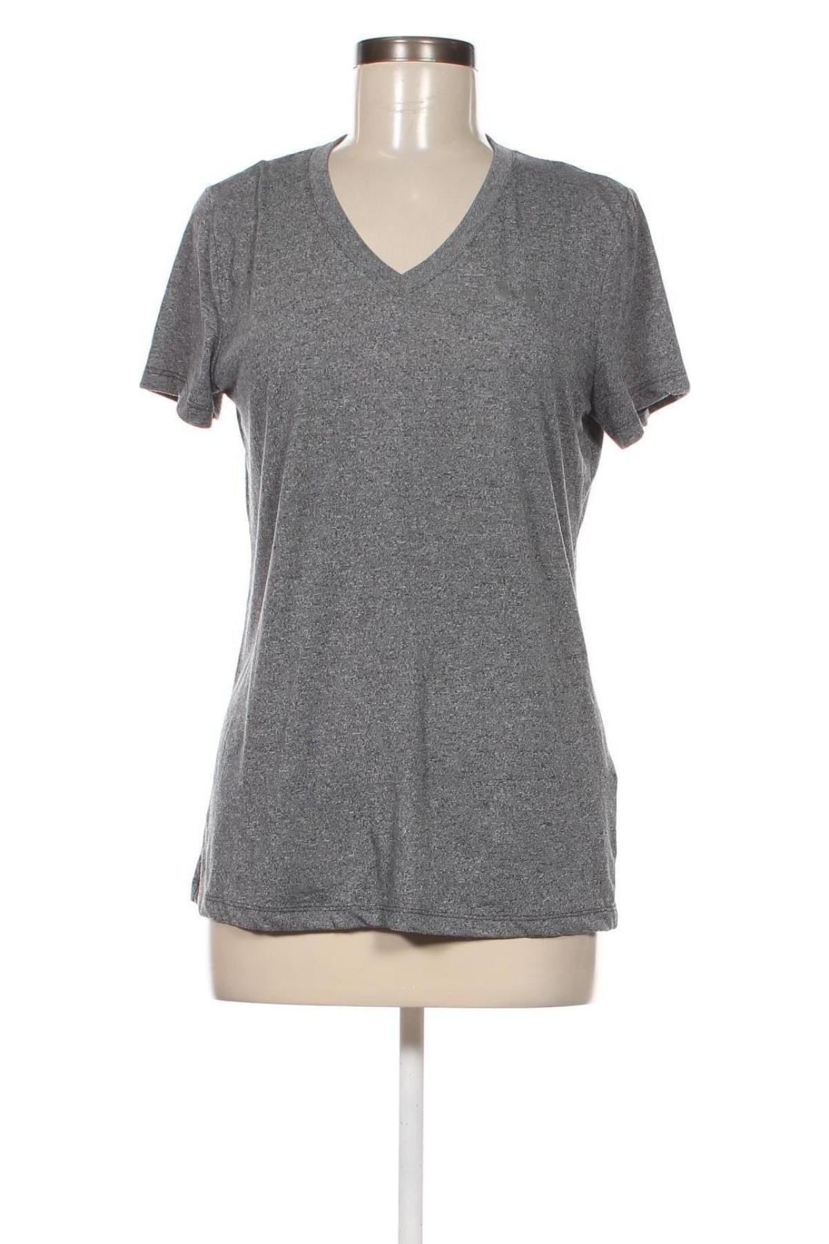 Γυναικείο t-shirt Under Armour, Μέγεθος M, Χρώμα Γκρί, Τιμή 11,63 €