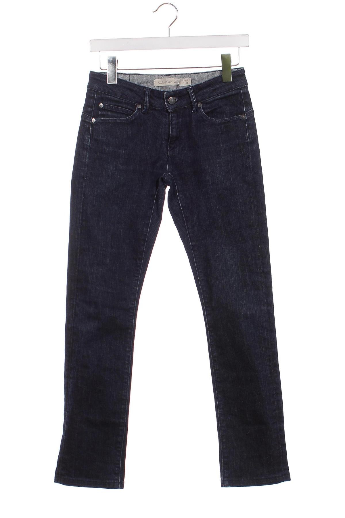 Dámské džíny  Calvin Klein, Velikost XS, Barva Modrá, Cena  523,00 Kč