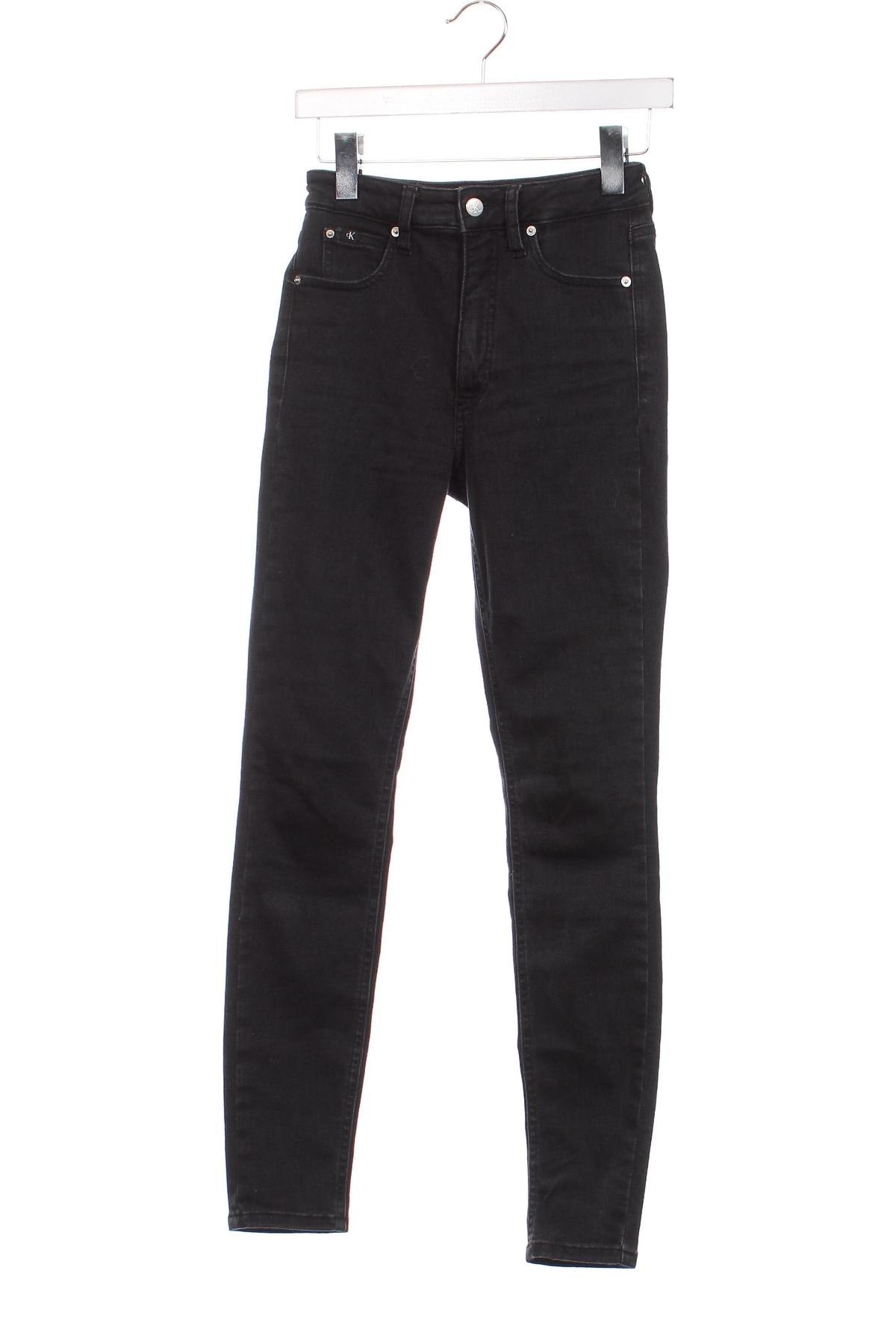 Дамски дънки Calvin Klein Jeans, Размер XXS, Цвят Сив, Цена 136,00 лв.
