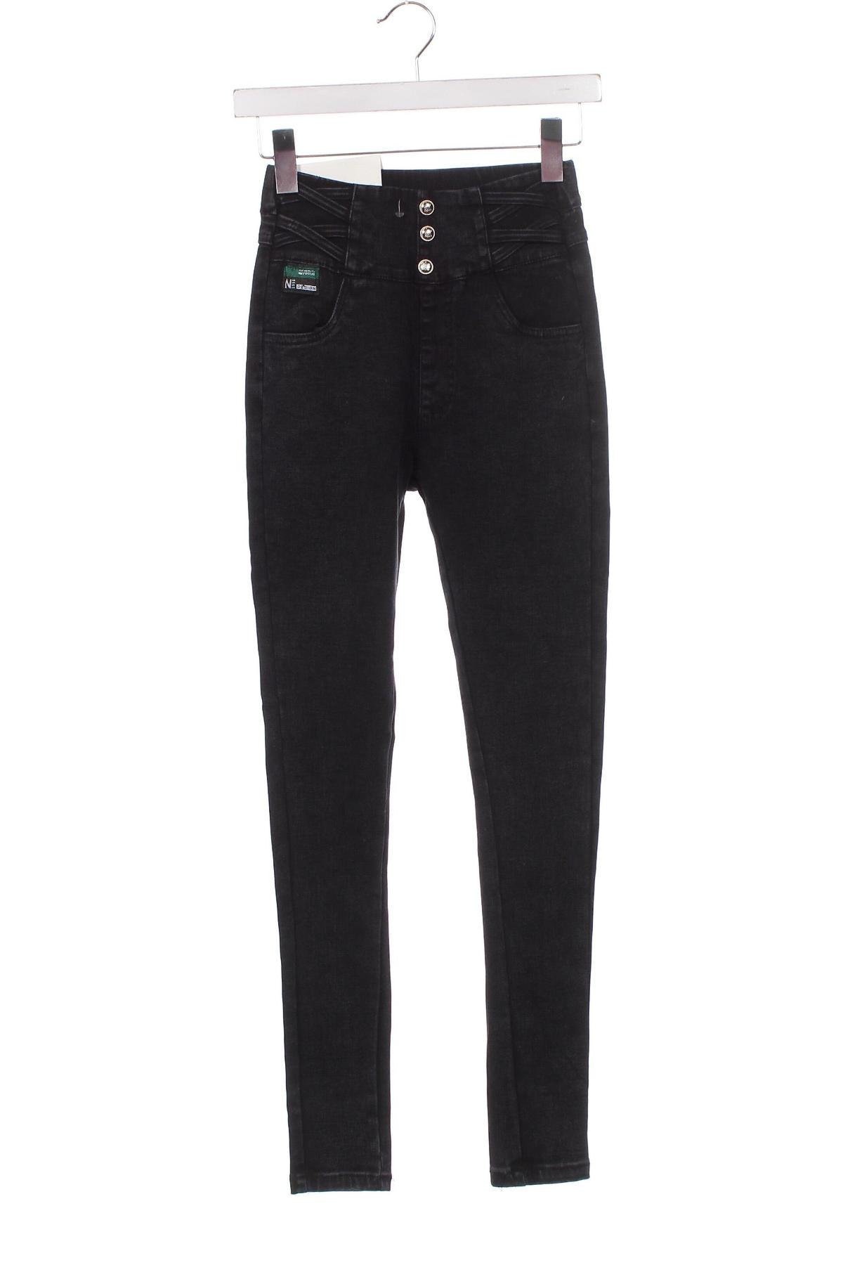 Blugi de femei Fashion Jeans, Mărime XXS, Culoare Gri, Preț 77,14 Lei