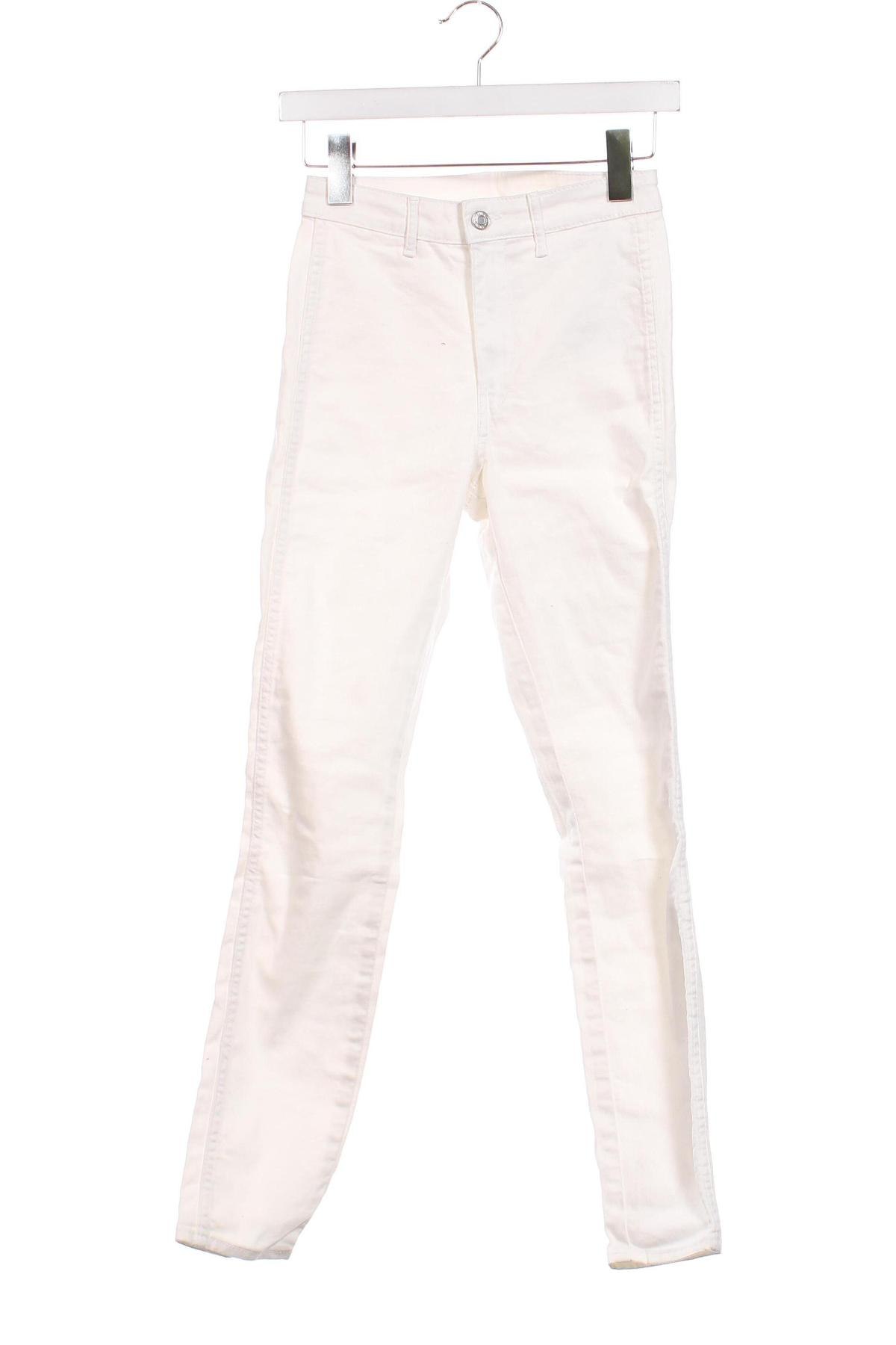 Γυναικείο Τζίν H&M, Μέγεθος XS, Χρώμα Λευκό, Τιμή 2,68 €