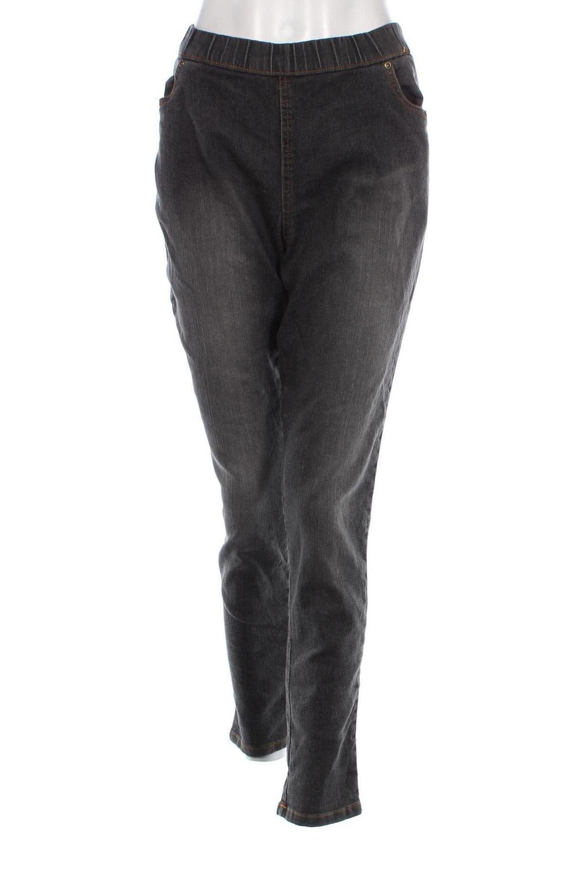 Γυναικείο Τζίν John Baner, Μέγεθος XL, Χρώμα Γκρί, Τιμή 8,61 €