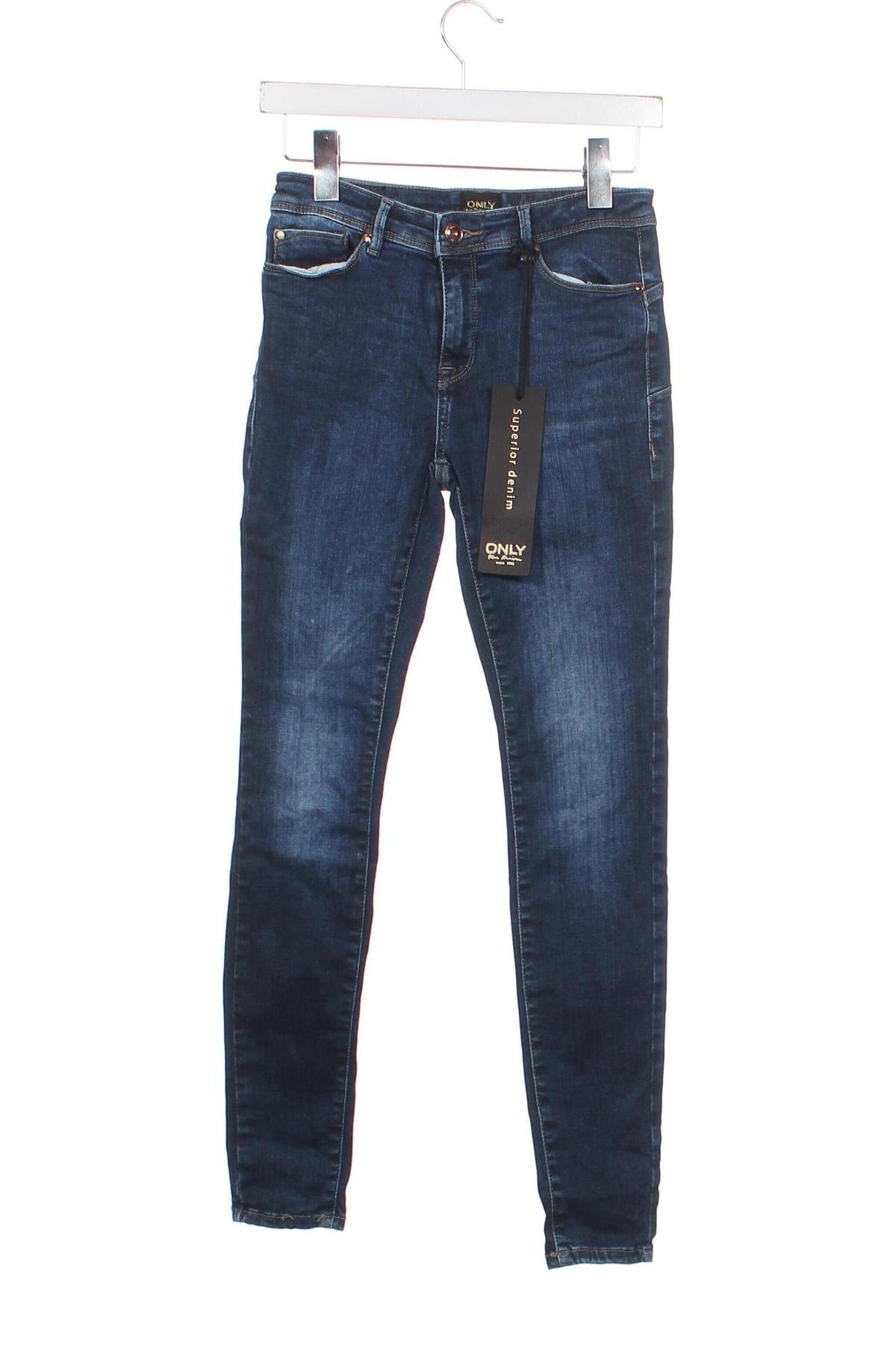 Damskie jeansy ONLY, Rozmiar XS, Kolor Niebieski, Cena 85,99 zł