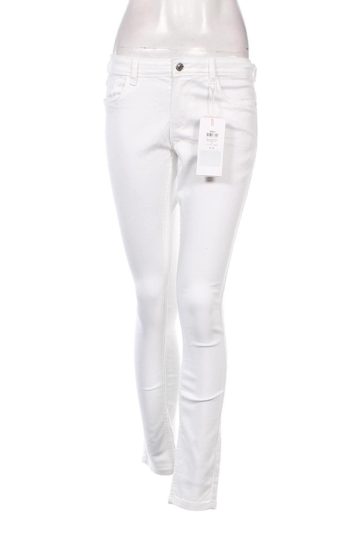 Dámské džíny  ONLY, Velikost M, Barva Bílá, Cena  316,00 Kč