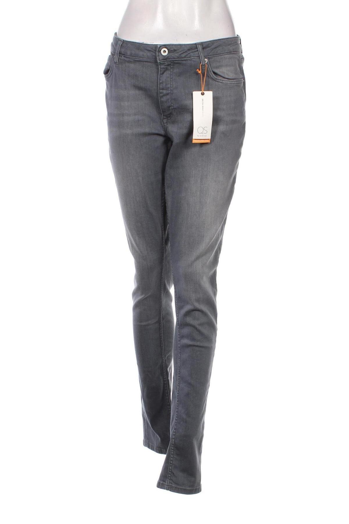 Damen Jeans Q/S by S.Oliver, Größe L, Farbe Grau, Preis 44,85 €