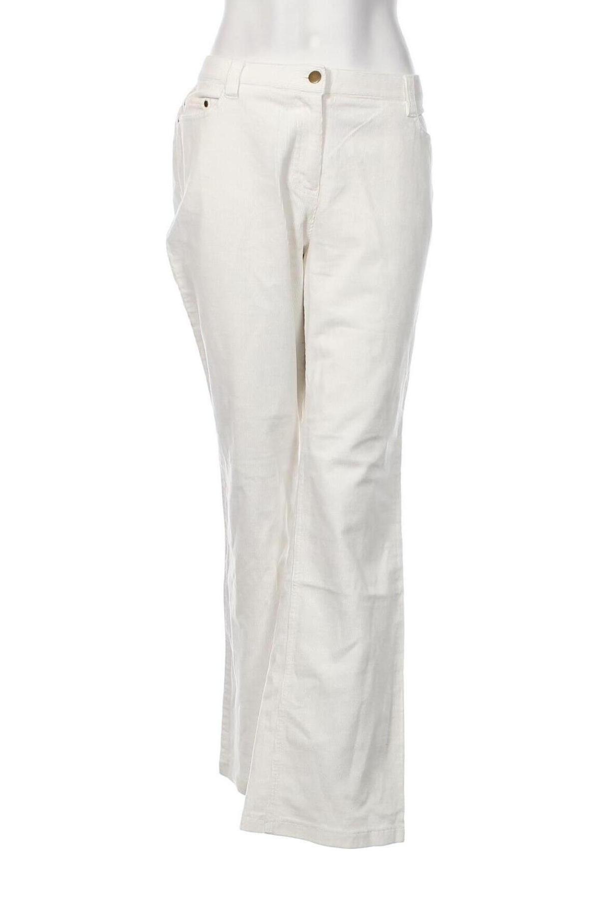 Дамски джинси, Размер XL, Цвят Бял, Цена 10,73 лв.