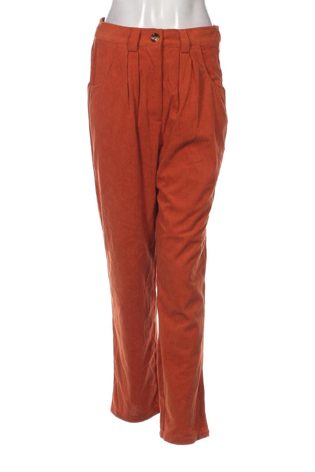 Damen Cordhose, Größe M, Farbe Orange, Preis € 5,49