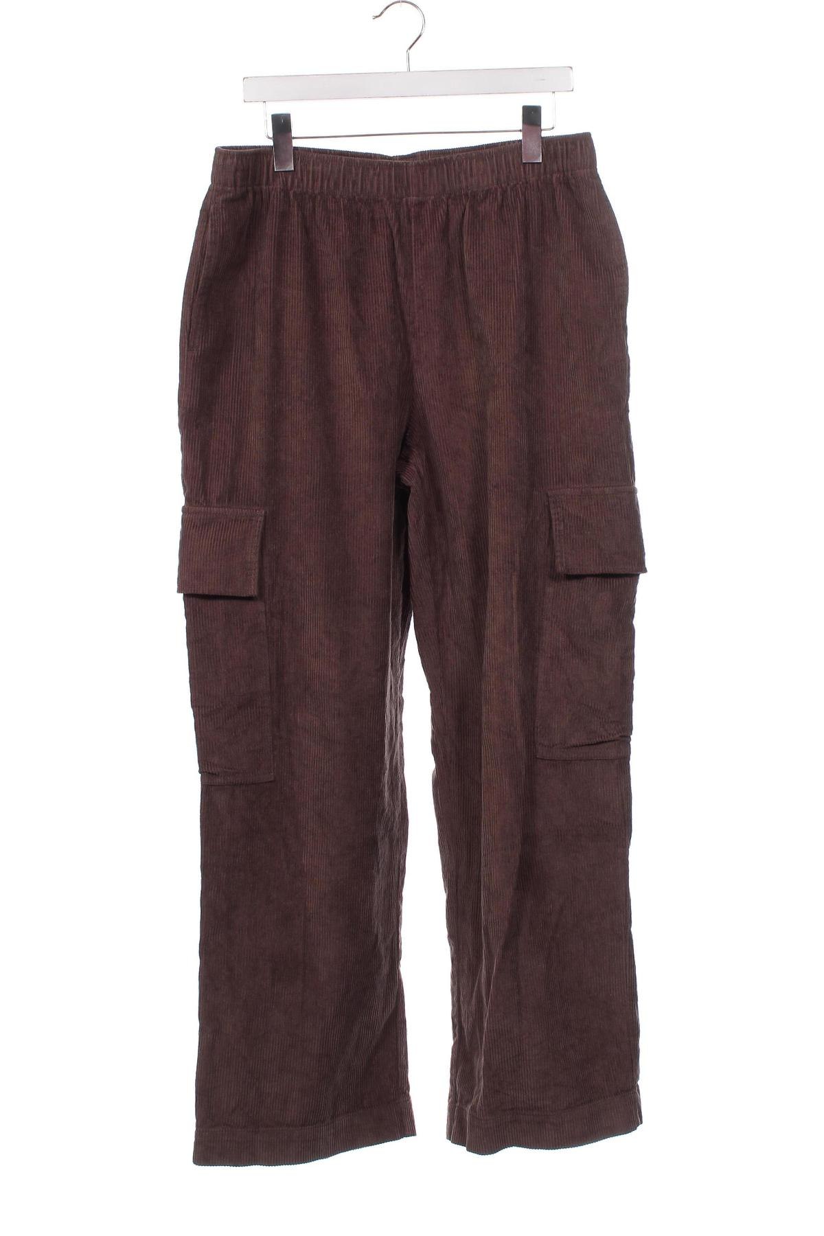 Pantaloni de velvet de femei ASOS, Mărime XL, Culoare Maro, Preț 18,50 Lei