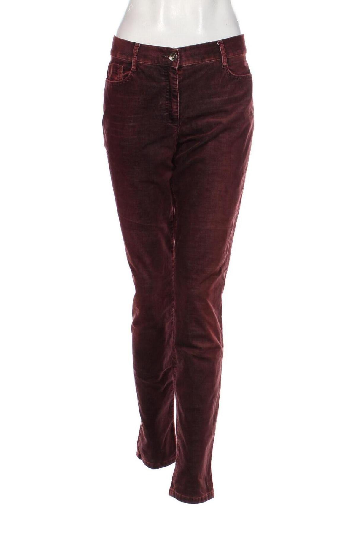 Γυναικείο κοτλέ παντελόνι Brax, Μέγεθος XL, Χρώμα Κόκκινο, Τιμή 14,55 €