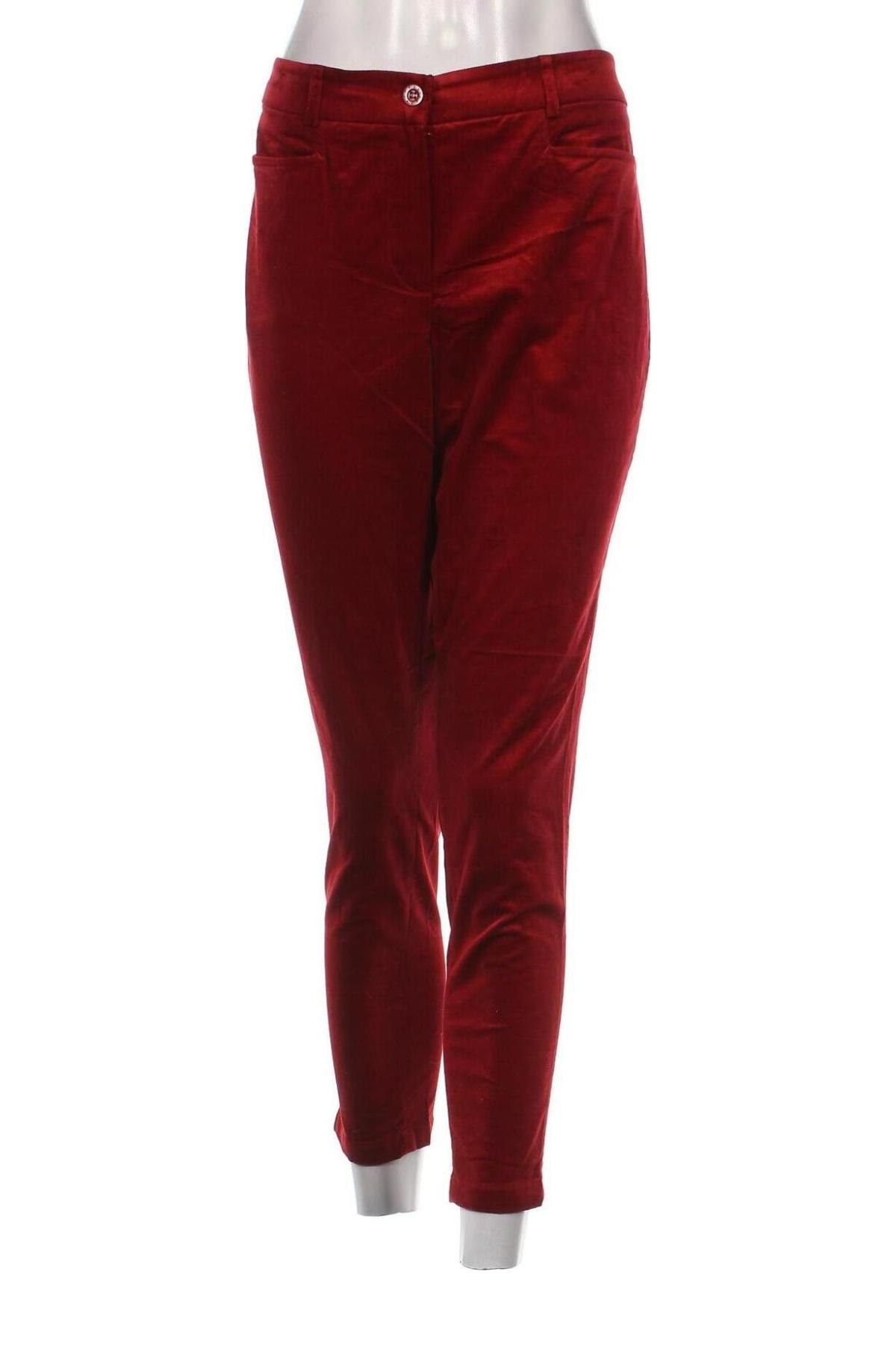 Γυναικείο κοτλέ παντελόνι Madeleine, Μέγεθος L, Χρώμα Κόκκινο, Τιμή 16,37 €