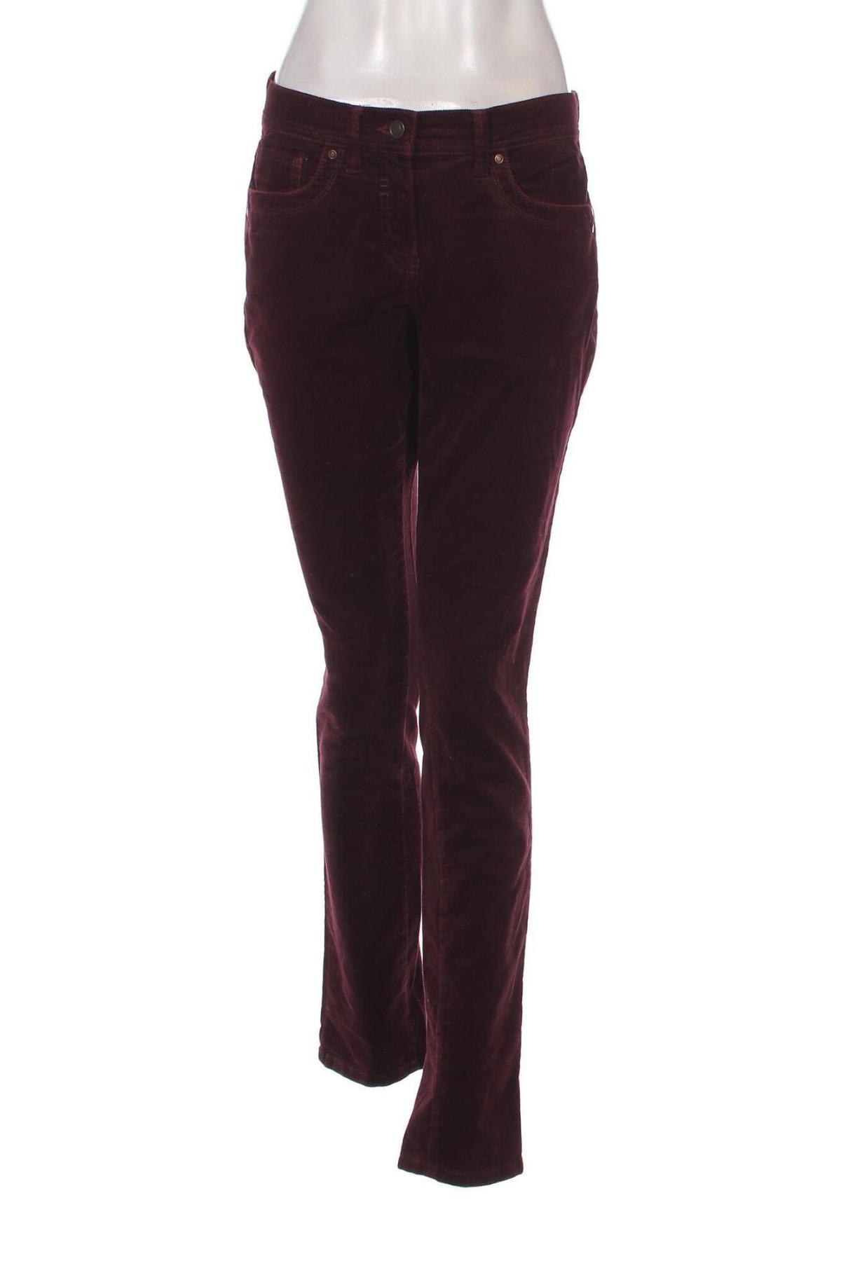 Pantaloni de velvet de femei Qiero!, Mărime M, Culoare Roșu, Preț 17,17 Lei