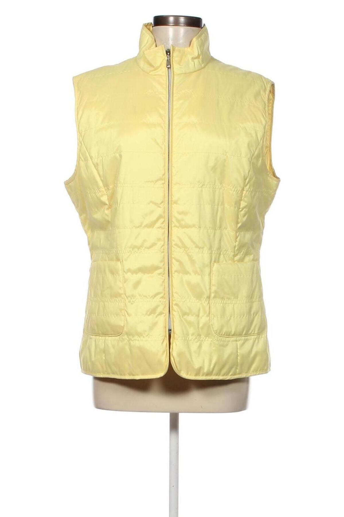 Γυναικείο γιλέκο, Μέγεθος XL, Χρώμα Κίτρινο, Τιμή 6,12 €