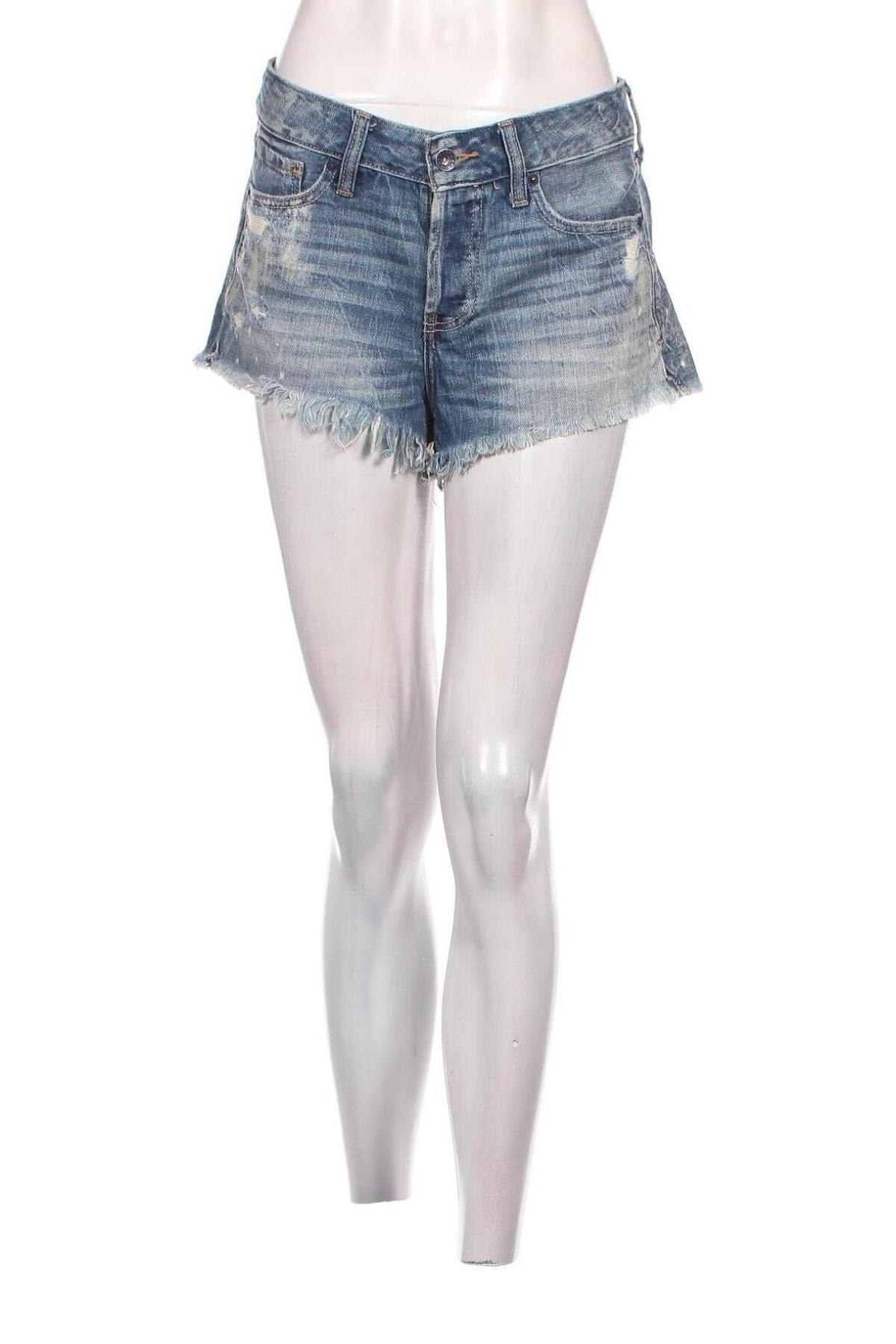 Γυναικείο κοντό παντελόνι Abercrombie & Fitch, Μέγεθος M, Χρώμα Μπλέ, Τιμή 11,28 €