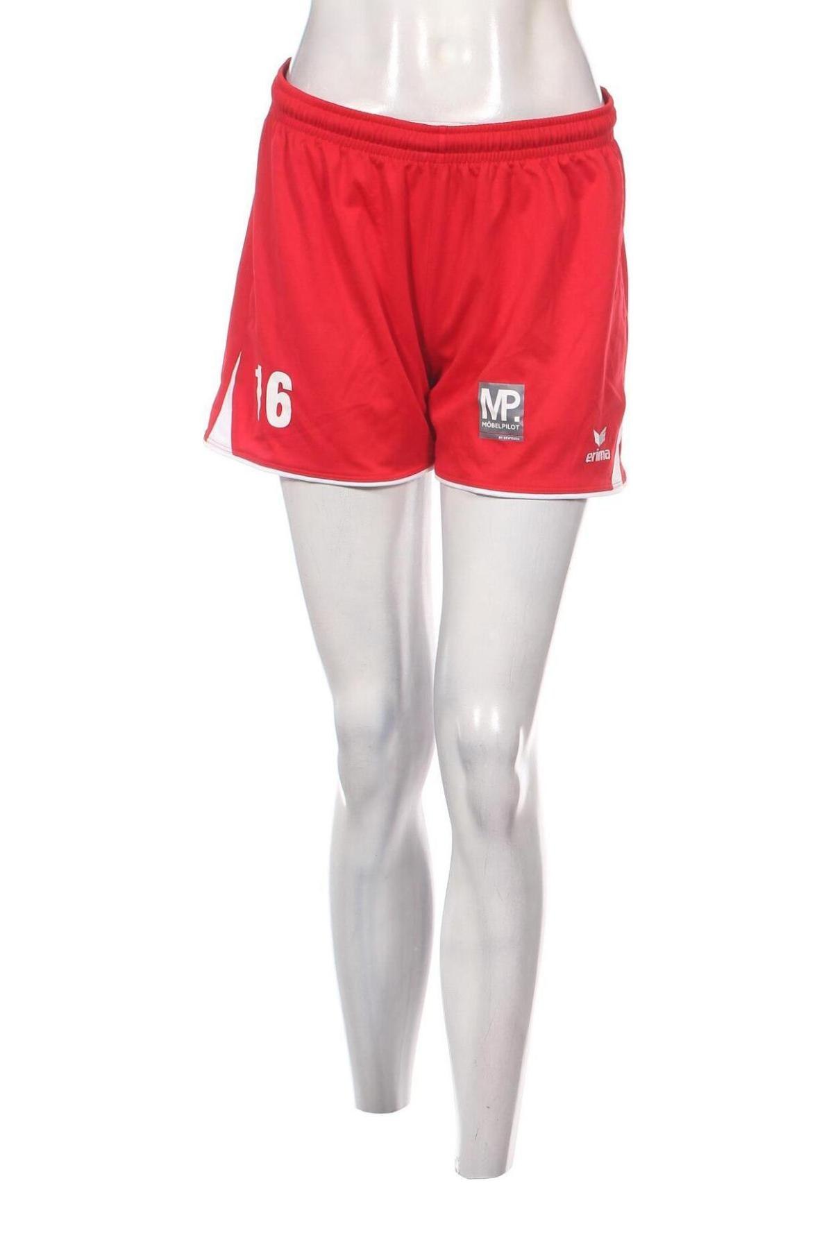 Γυναικείο κοντό παντελόνι Erima, Μέγεθος M, Χρώμα Κόκκινο, Τιμή 11,75 €