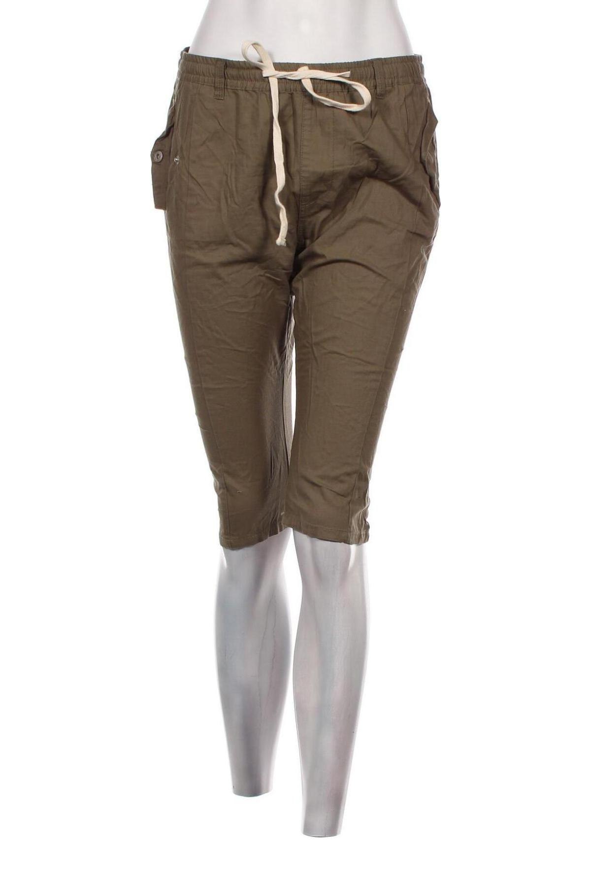 Дамски къс панталон Mshll Girl, Размер S, Цвят Зелен, Цена 7,41 лв.