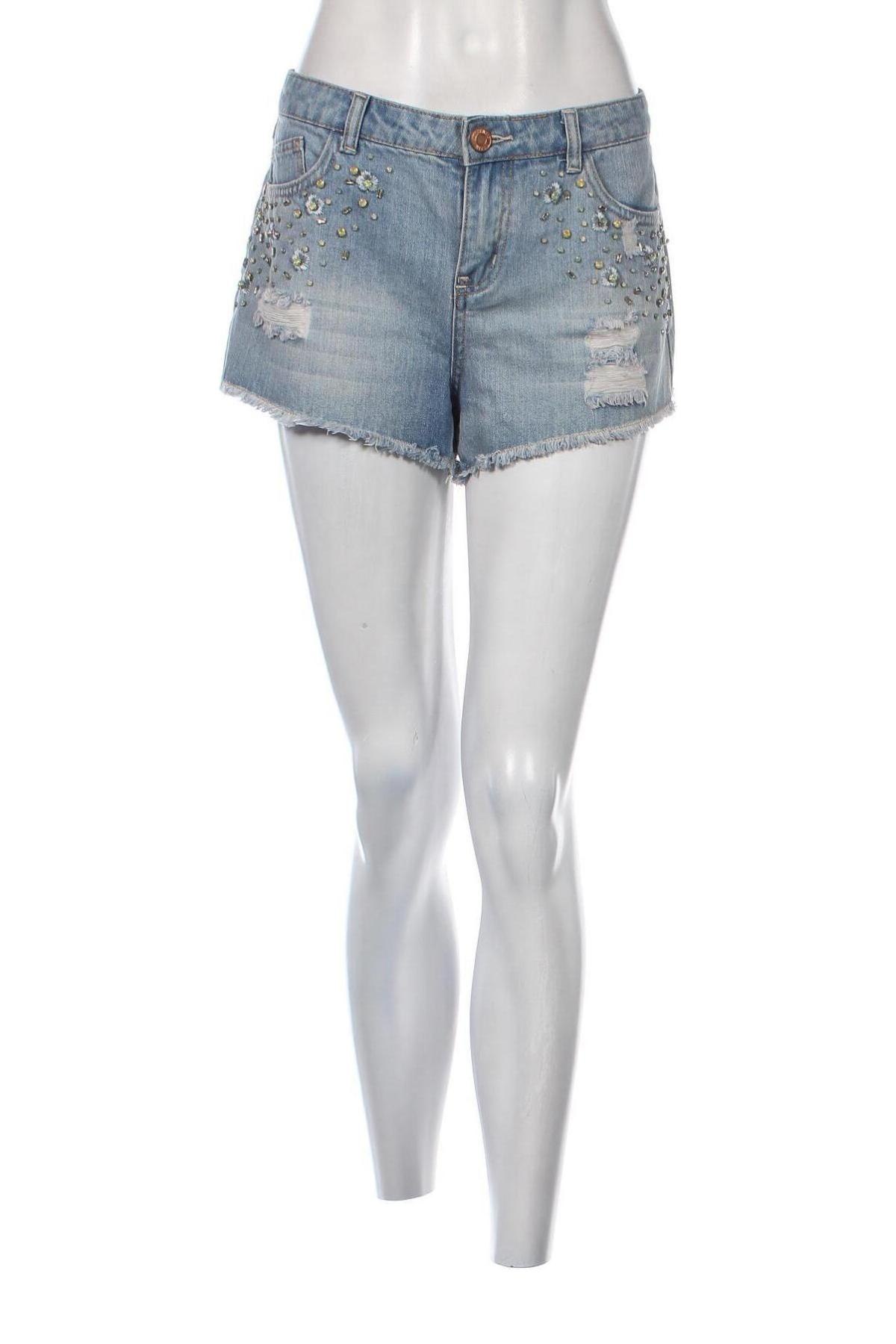 Γυναικείο κοντό παντελόνι New Look, Μέγεθος M, Χρώμα Μπλέ, Τιμή 9,72 €
