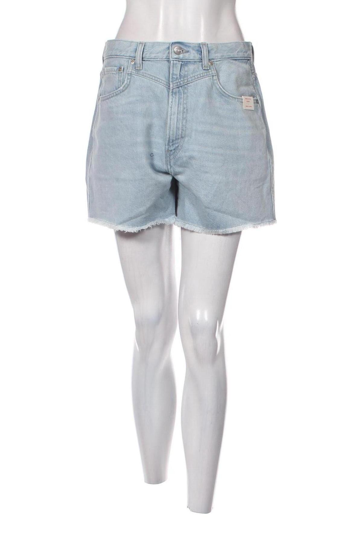 Γυναικείο κοντό παντελόνι Pepe Jeans, Μέγεθος L, Χρώμα Μπλέ, Τιμή 24,97 €