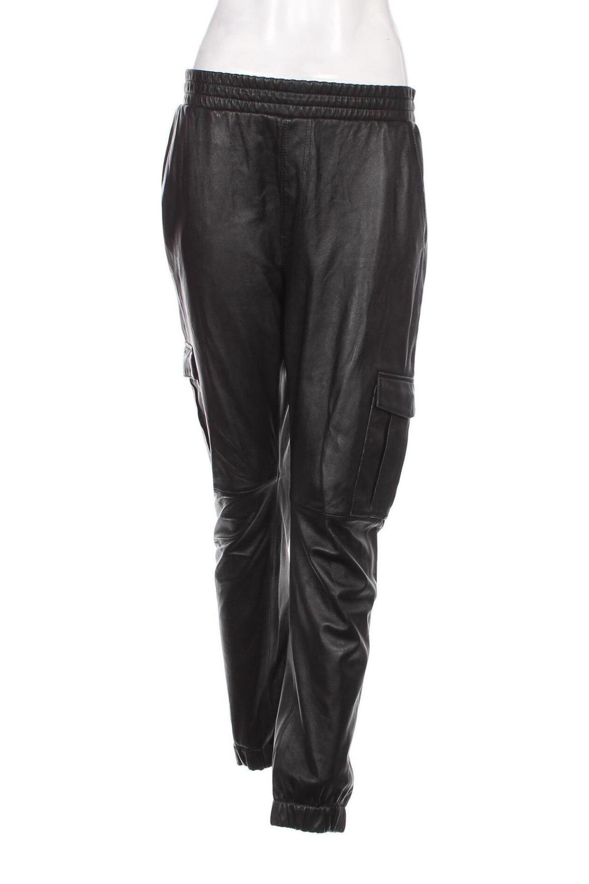 Дамски кожен панталон Oakwood, Размер S, Цвят Черен, Цена 402,00 лв.