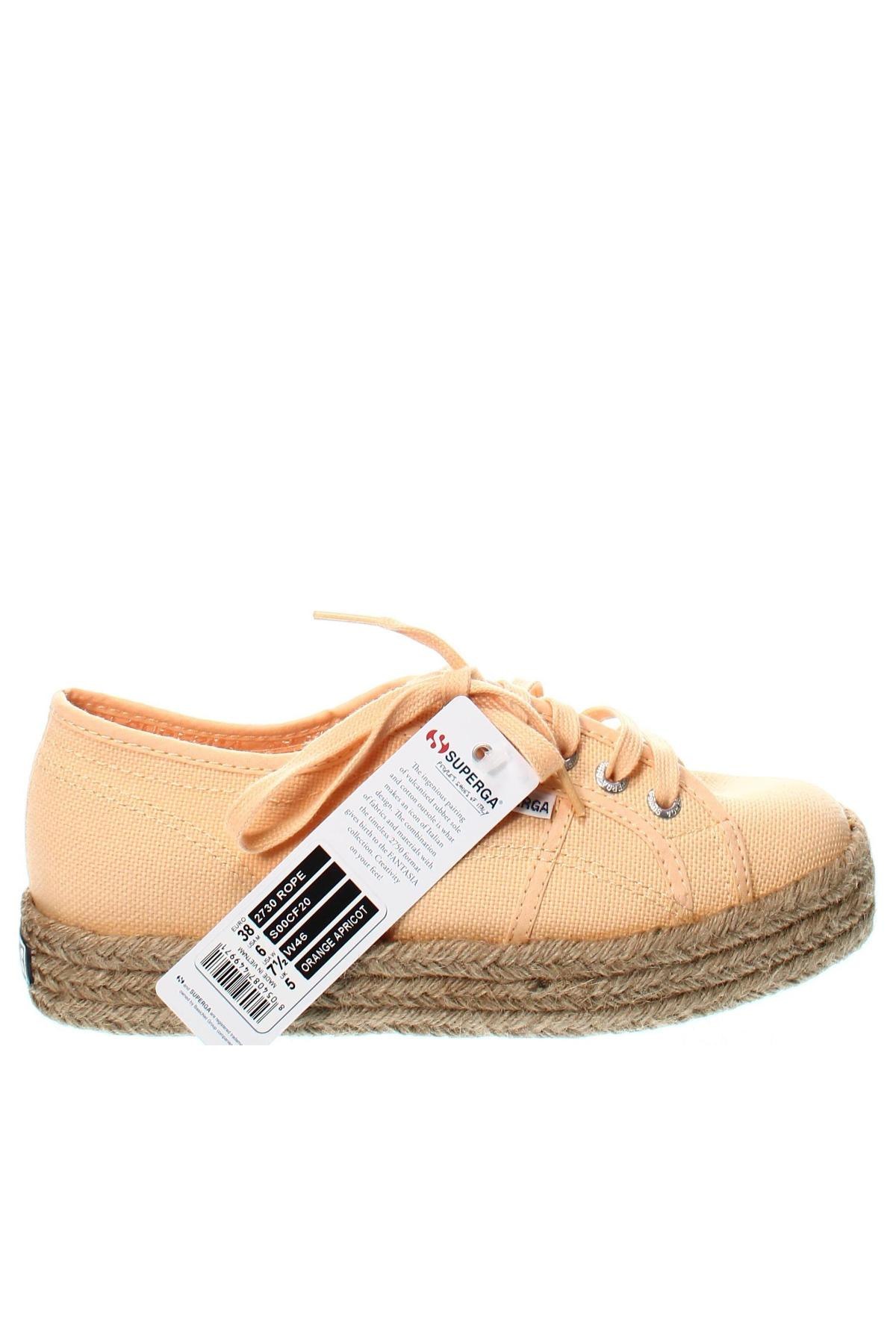 Дамски обувки Superga, Размер 38, Цвят Оранжев, Цена 66,01 лв.