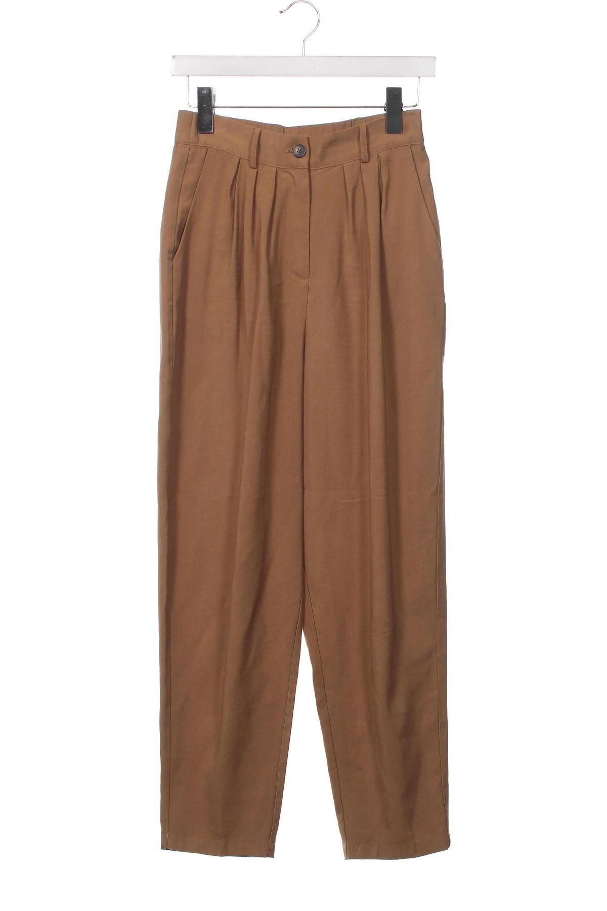 Дамски панталон, Размер XS, Цвят Бежов, Цена 29,01 лв.