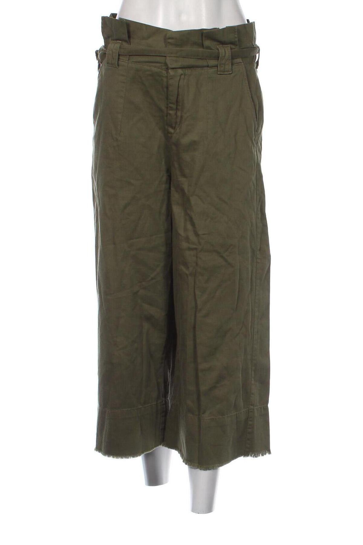 Dámské kalhoty  Bershka, Velikost S, Barva Zelená, Cena  220,00 Kč