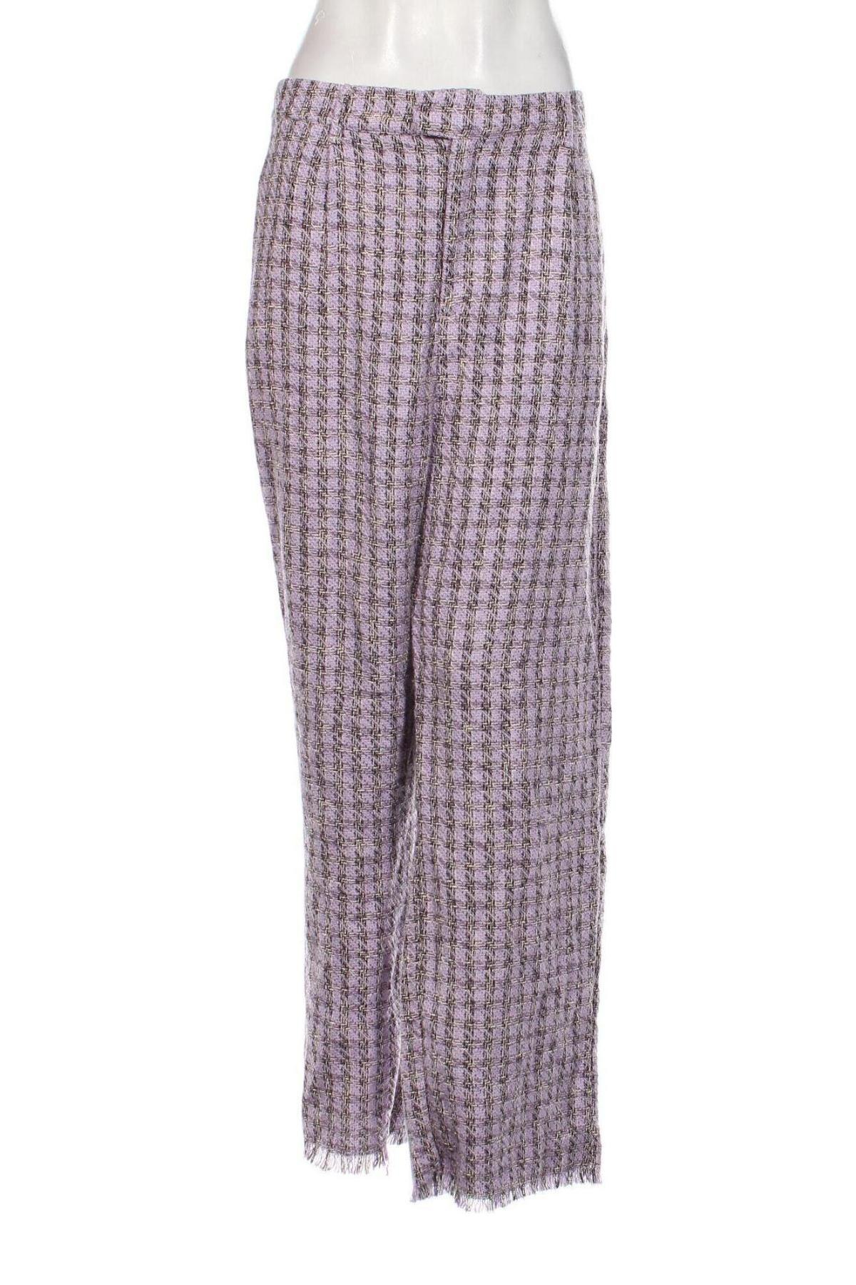 Pantaloni de femei Bershka, Mărime L, Culoare Mov, Preț 95,39 Lei