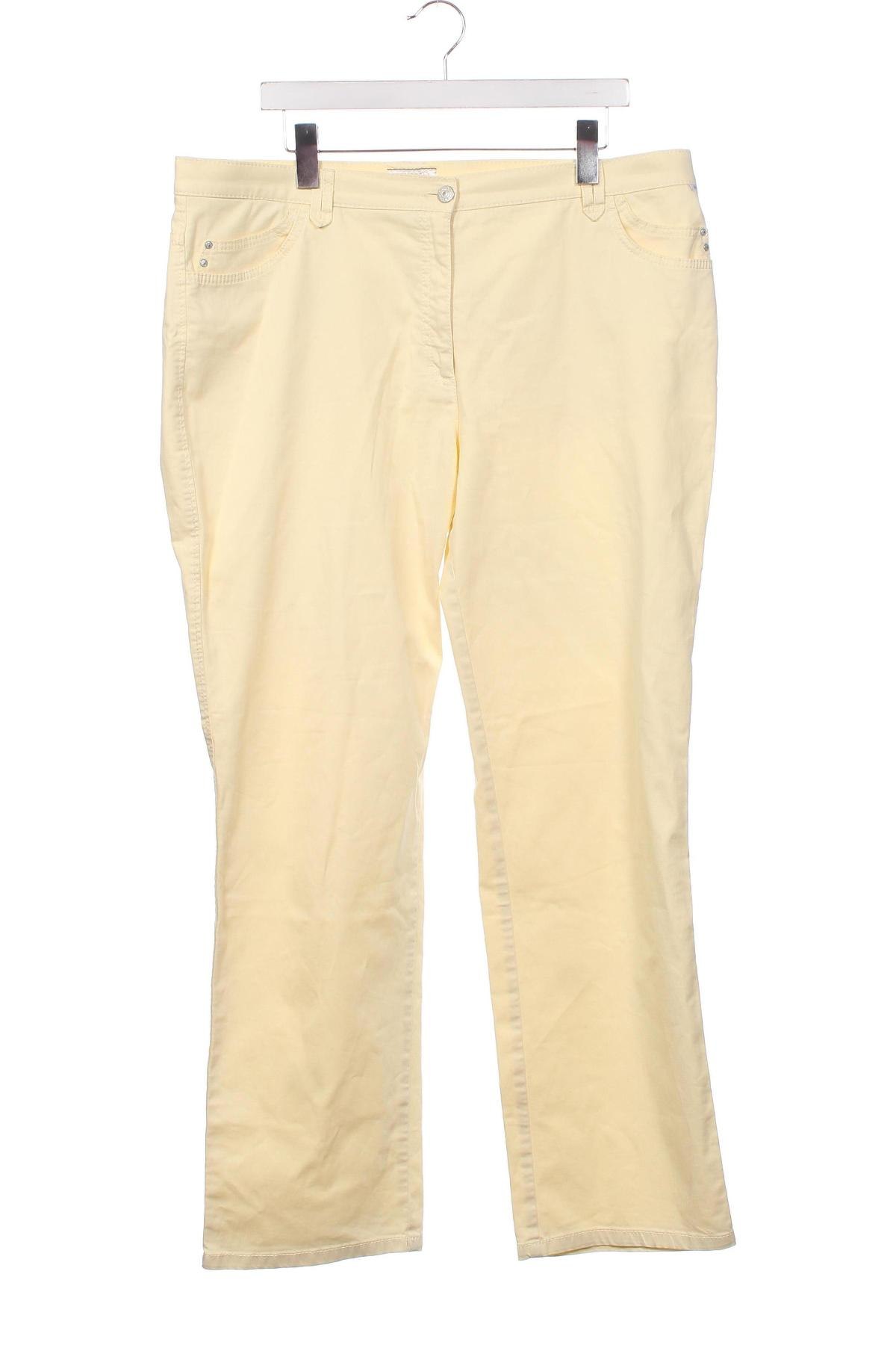 Дамски панталон Brax, Размер XXL, Цвят Жълт, Цена 48,88 лв.