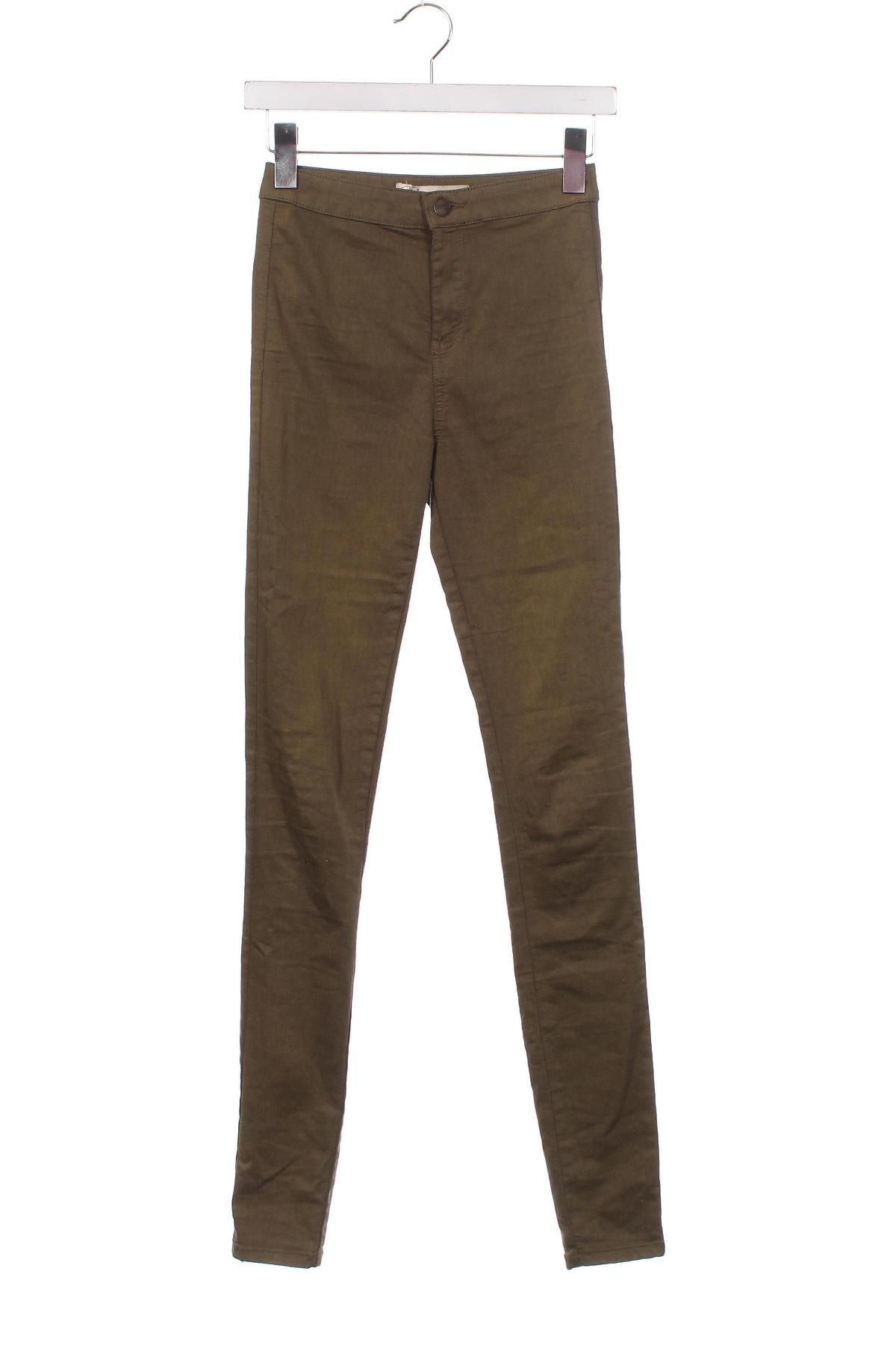 Pantaloni de femei Clockhouse, Mărime XS, Culoare Verde, Preț 14,31 Lei