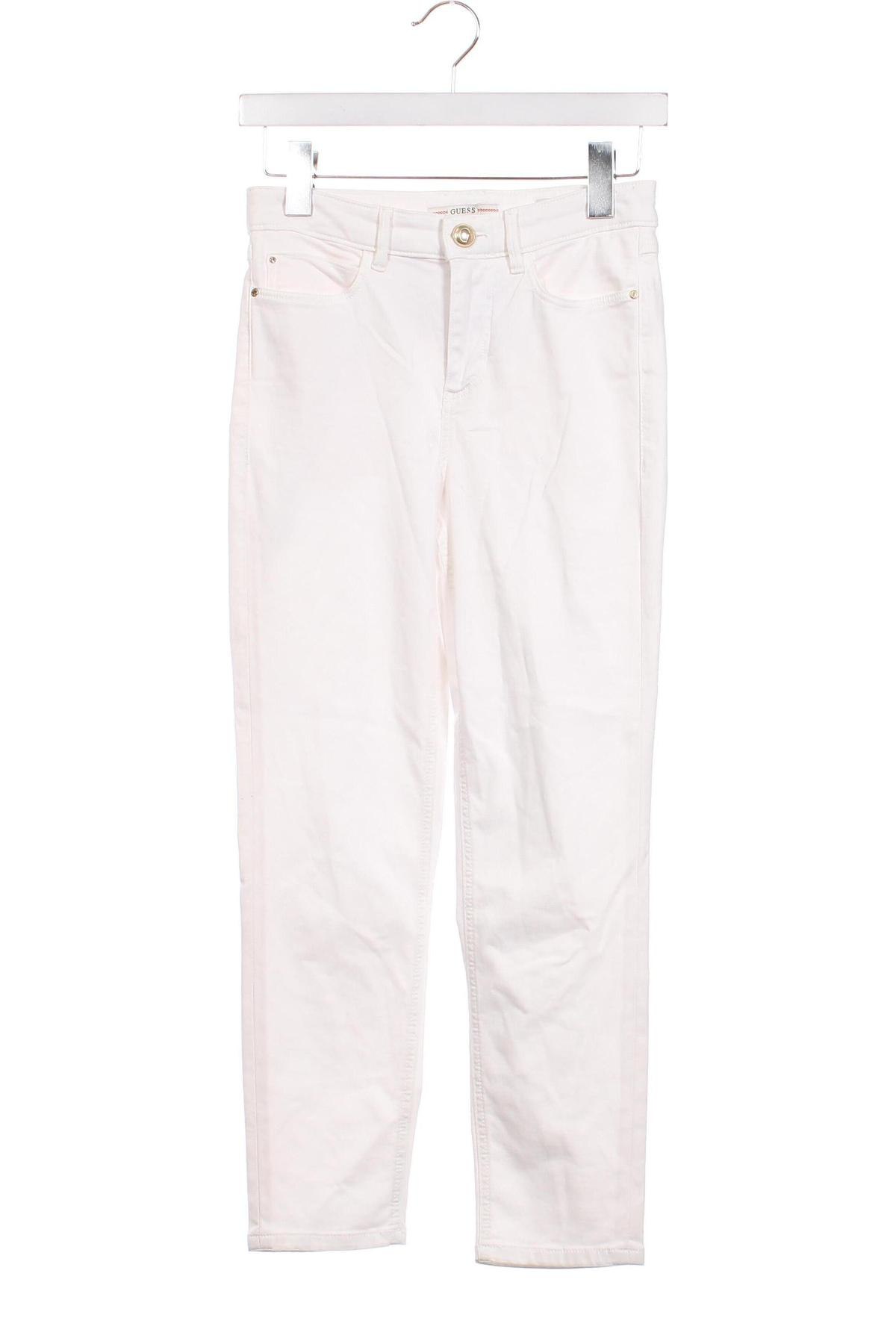 Pantaloni de femei Guess, Mărime M, Culoare Alb, Preț 103,62 Lei